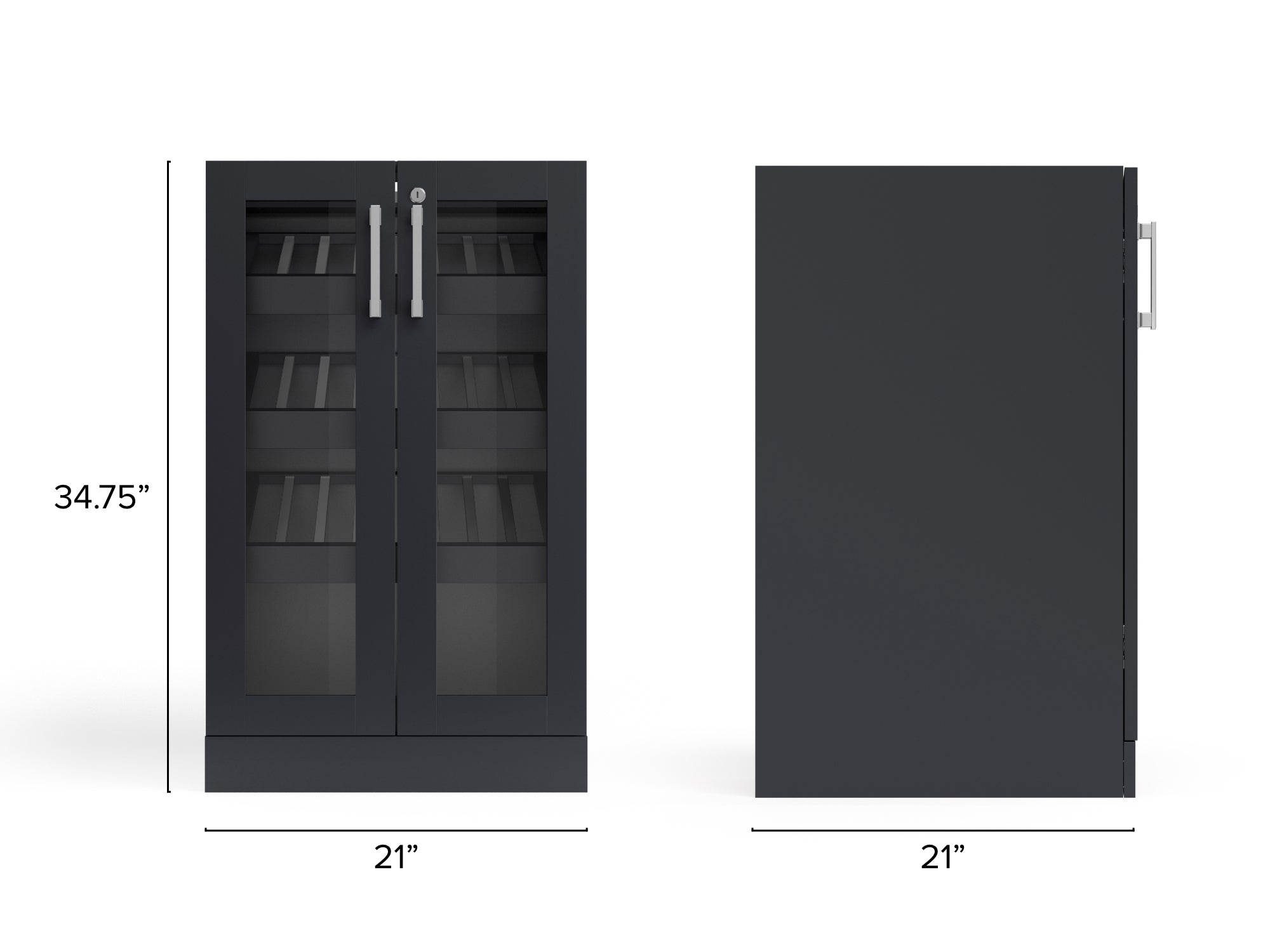 Home Bar Display Cabinet - 21 in.