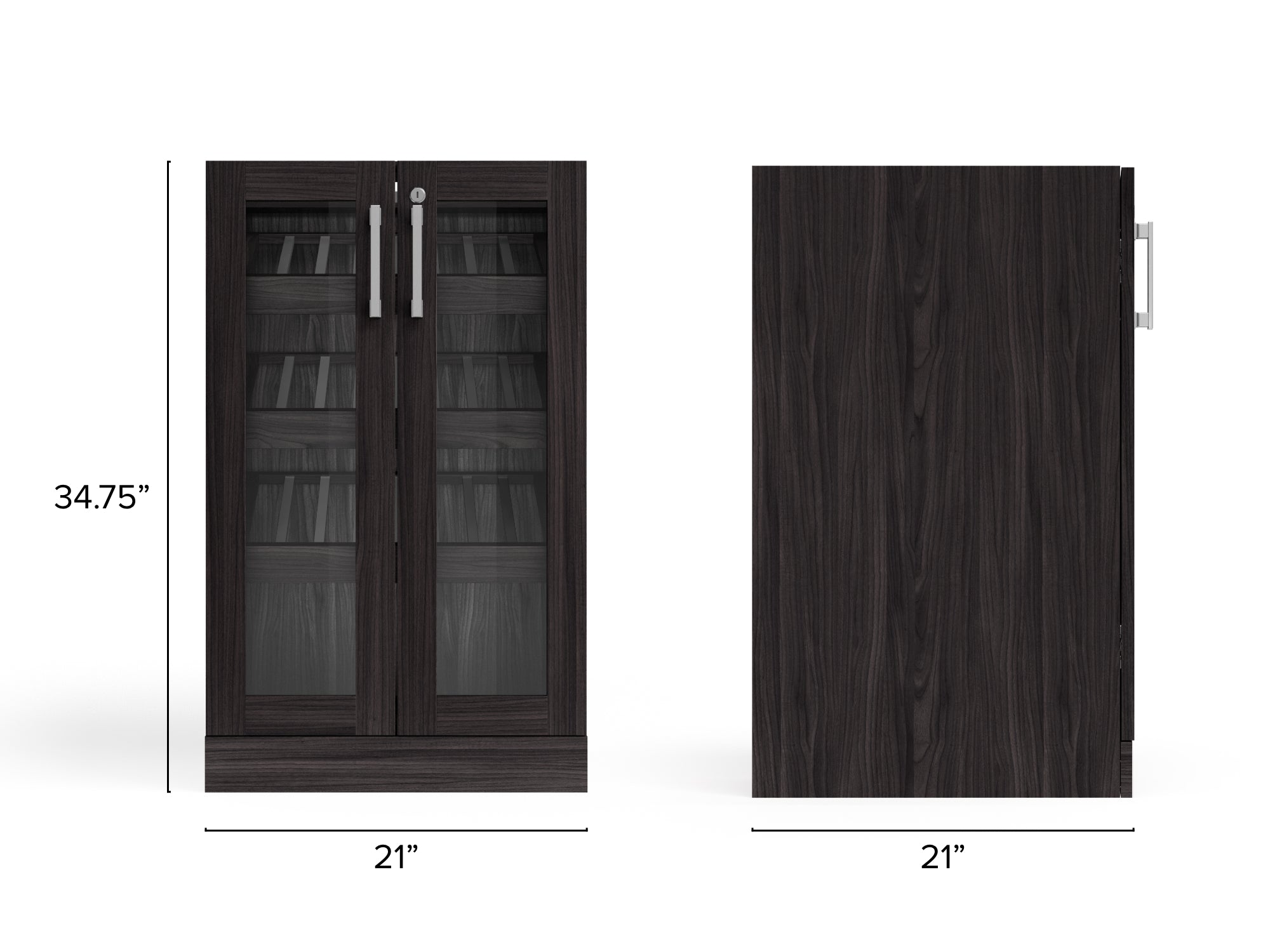 Home Bar Display Cabinet - 21 in.