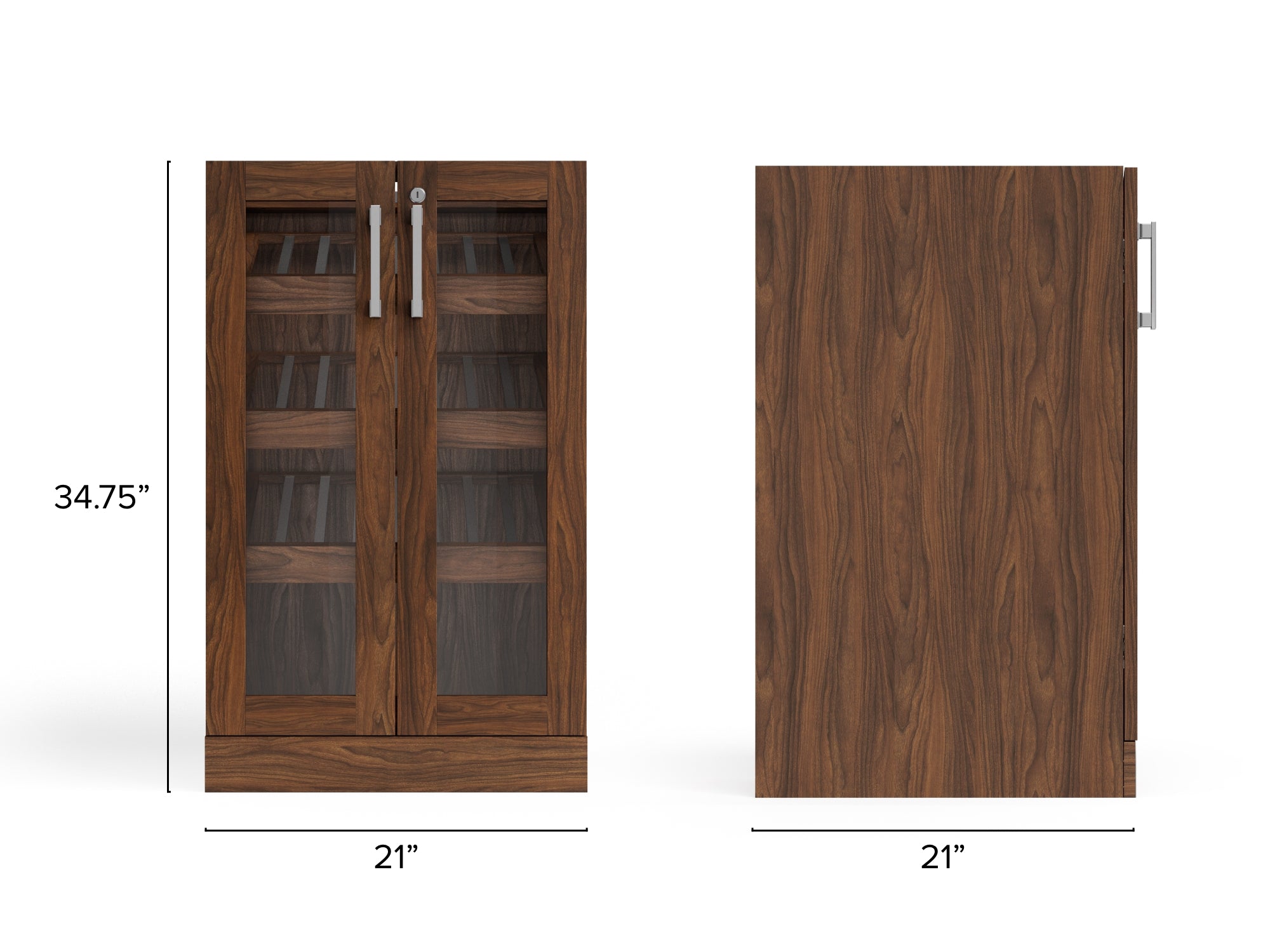 Home Bar Display Cabinet - 21 in.