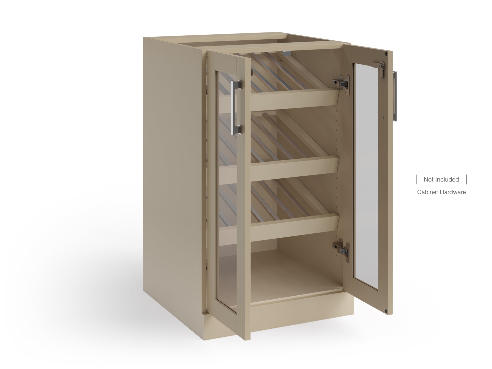 Home Bar Display Cabinet - 21 in.