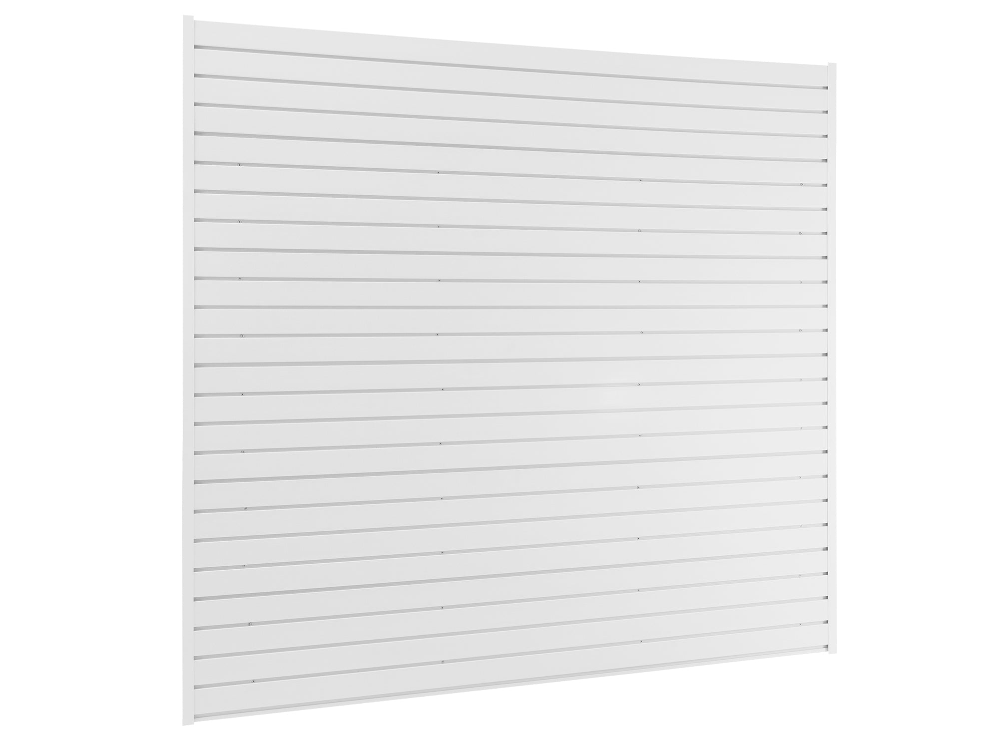 40 SQ. FT. White PVC Slatwall
