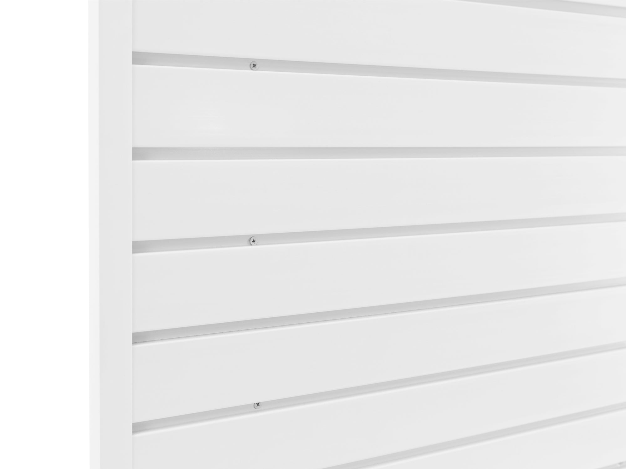 40 SQ. FT. White PVC Slatwall