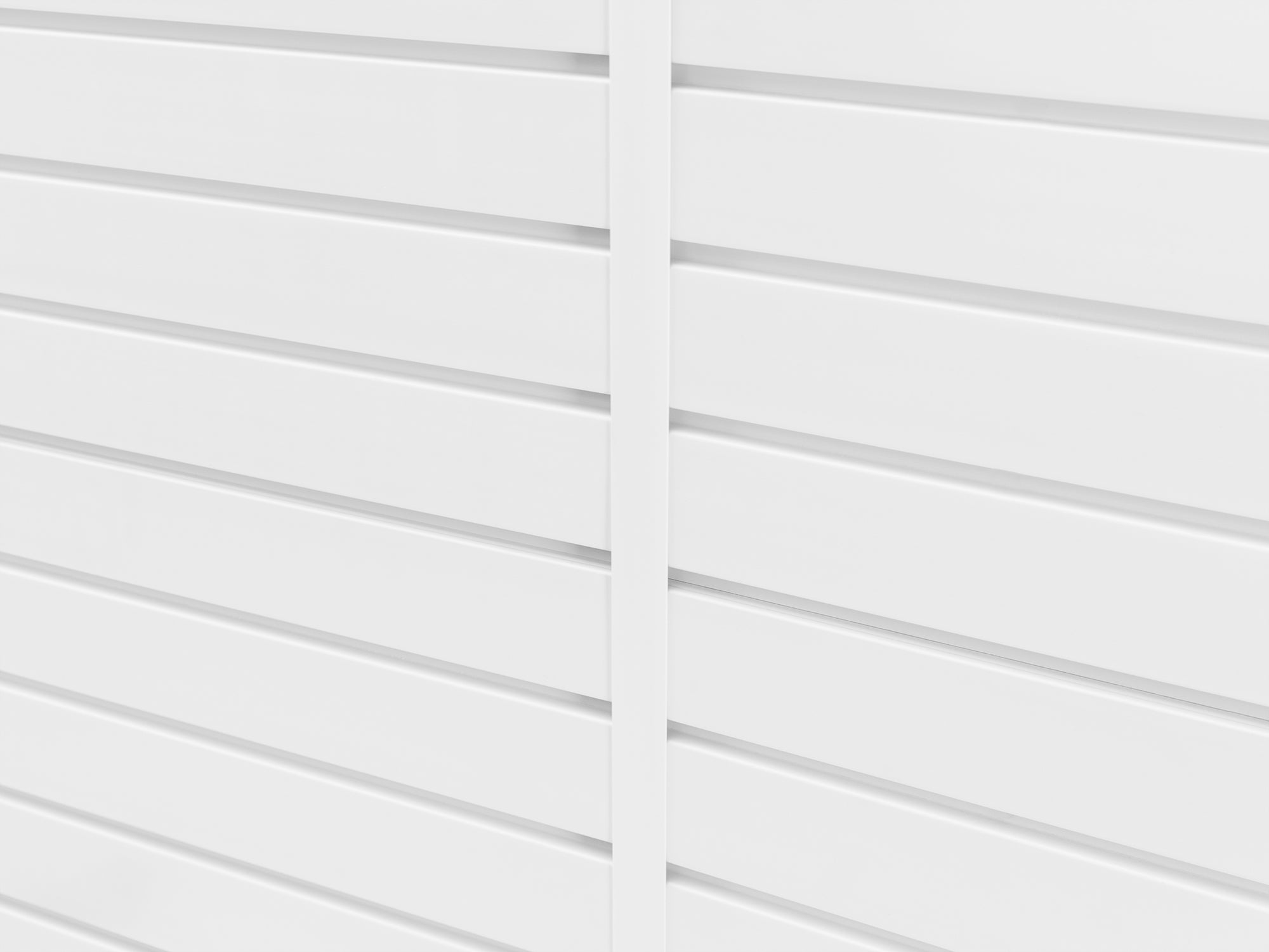 40 SQ. FT. White PVC Slatwall