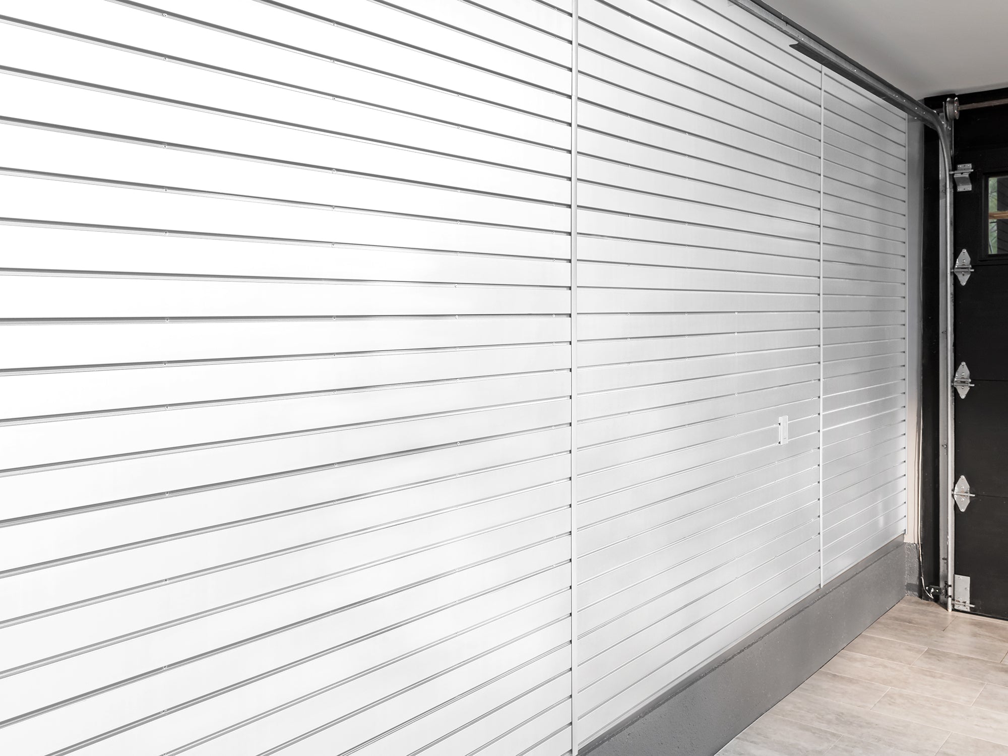40 SQ. FT. White PVC Slatwall