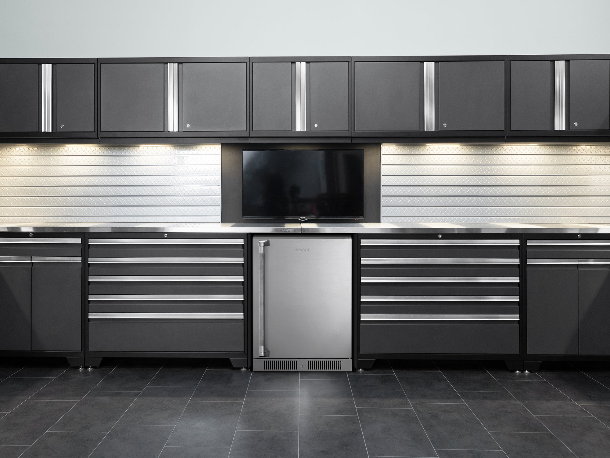 24 in. Under-Counter Fridge with Stainless Steel Door