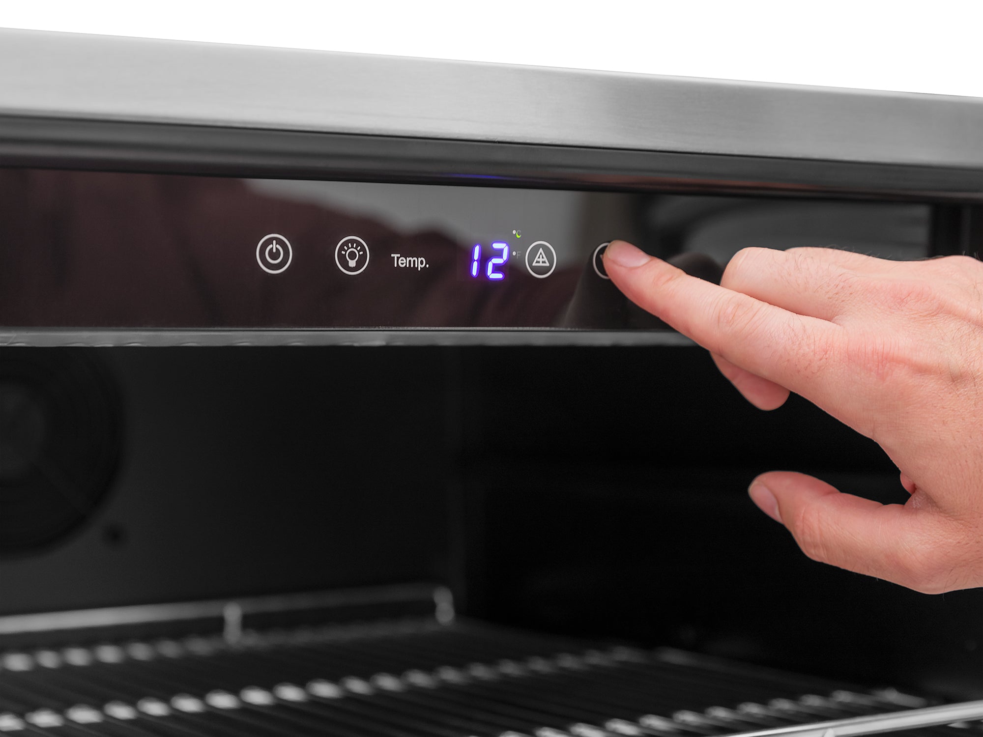24 in. Under-Counter Fridge with Stainless Steel Door