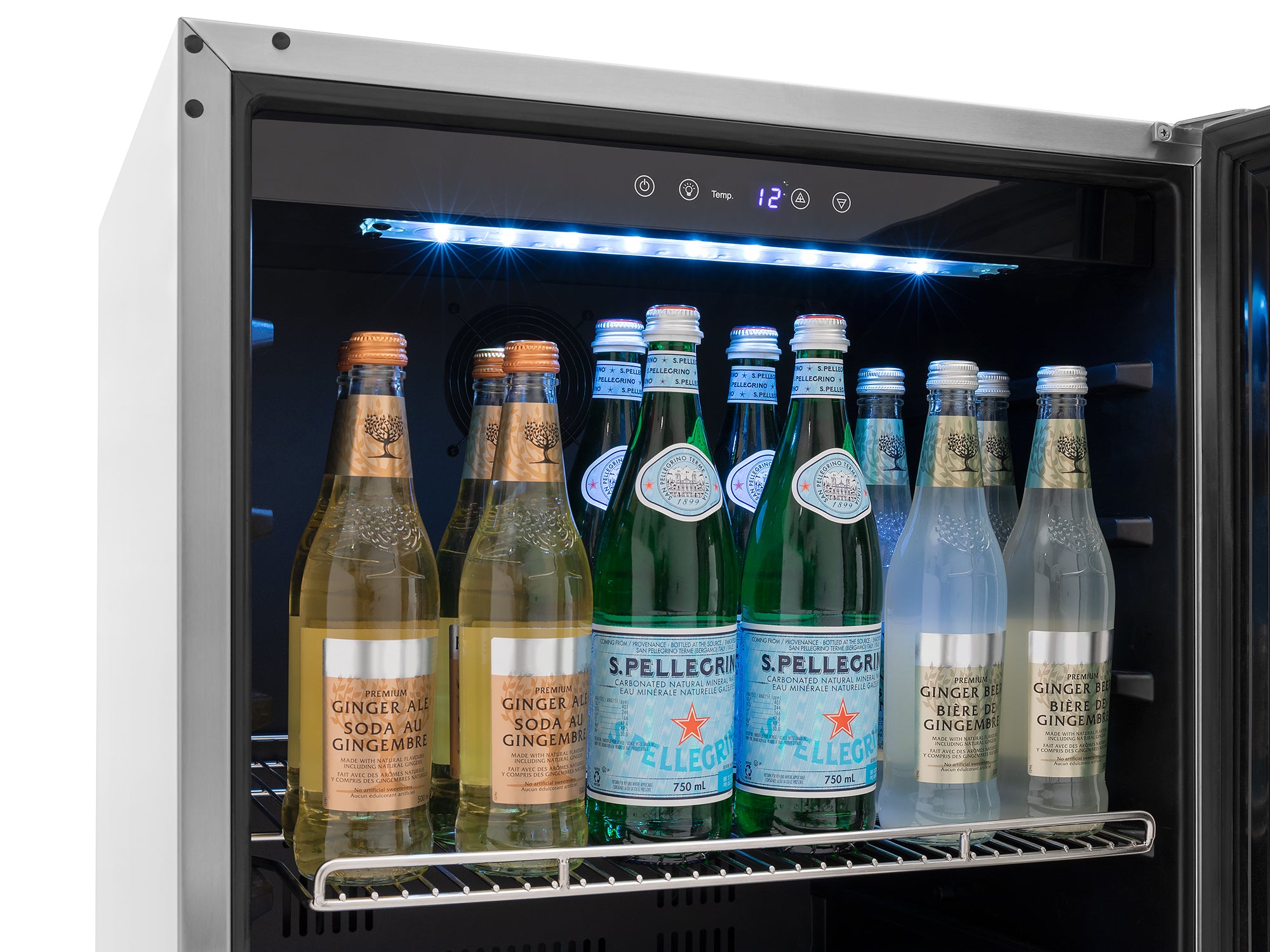 24 in. Under-Counter Fridge with Stainless Steel Door