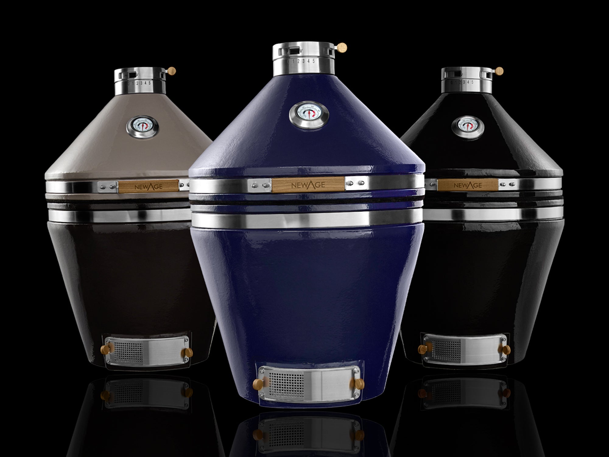 Outdoor Kitchen Platinum 22 in. Kamado