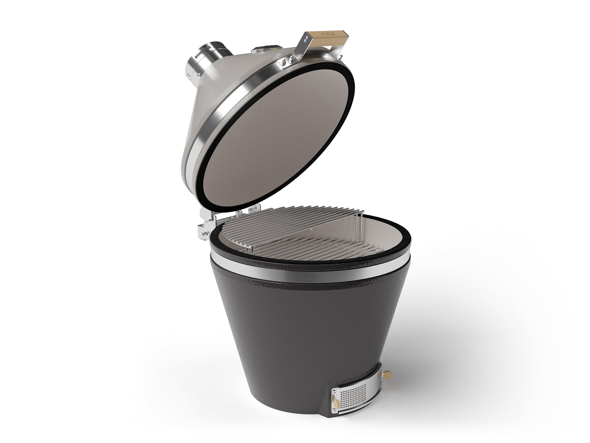 Outdoor Kitchen Platinum 22 in. Kamado