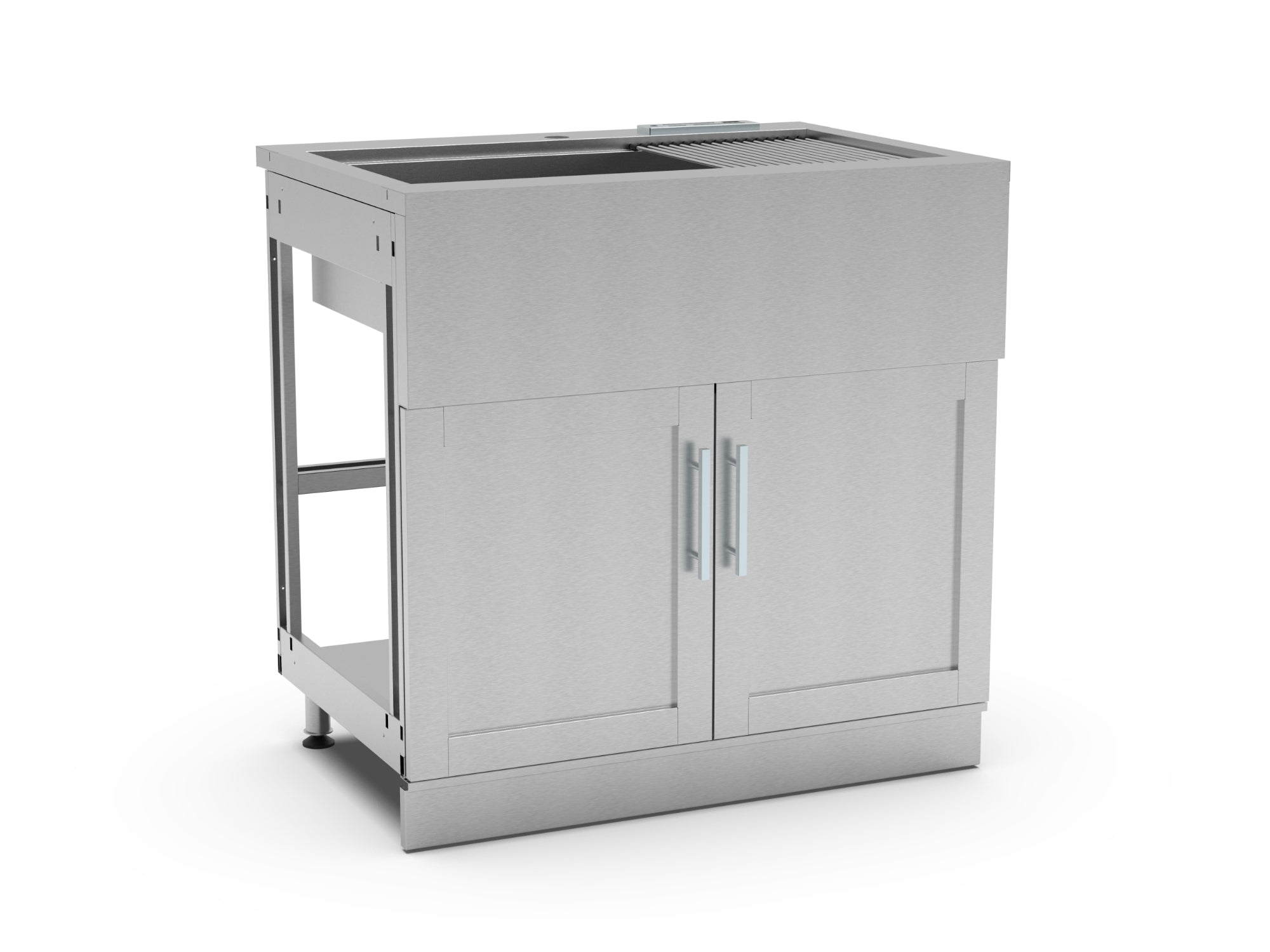 Signature Series Outdoor Kitchen 36 in. Farmhouse Sink Cabinet