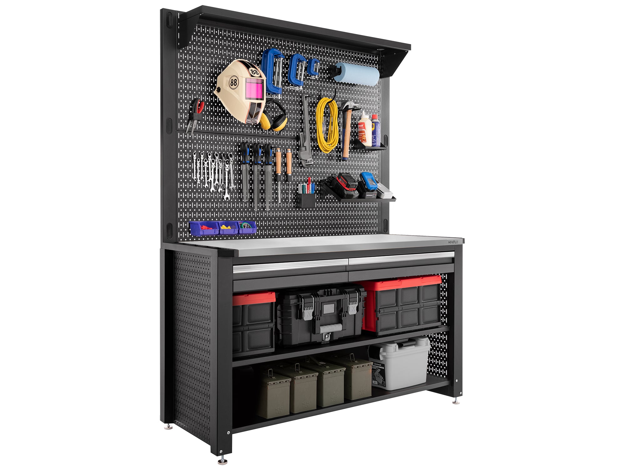 Pro Series 62 in. Workstation with 30 PC Accessory Kit