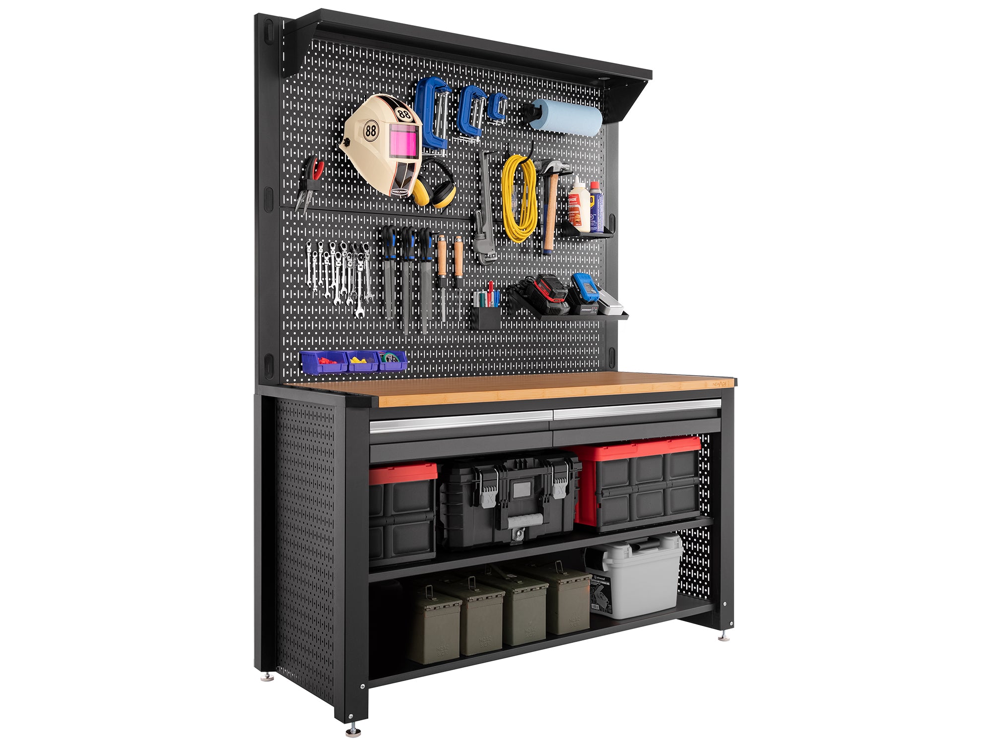 Pro Series 62 in. Workstation with 30 PC Accessory Kit