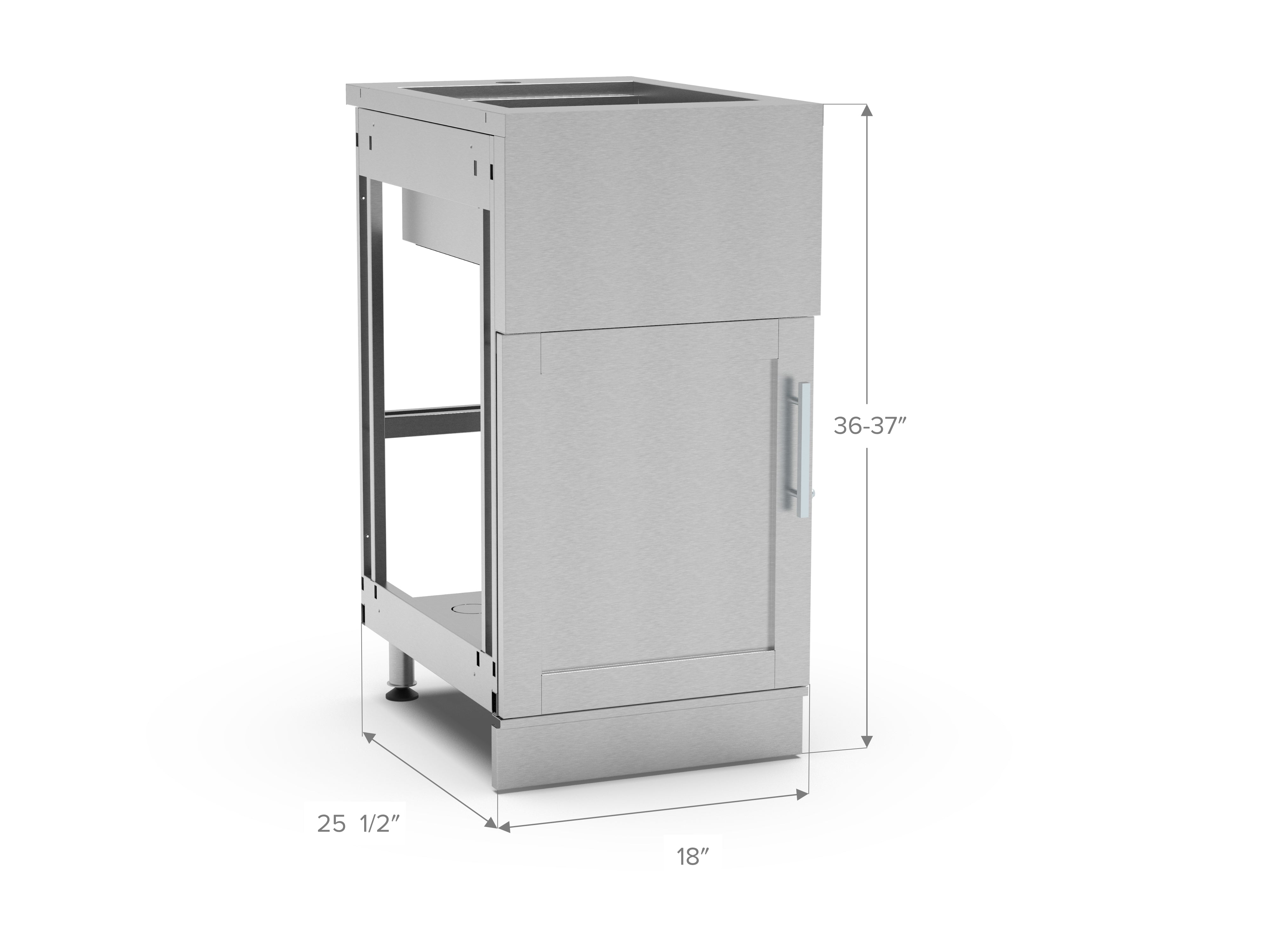 Signature Series Outdoor Kitchen 18 in. Bar Sink Cabinet
