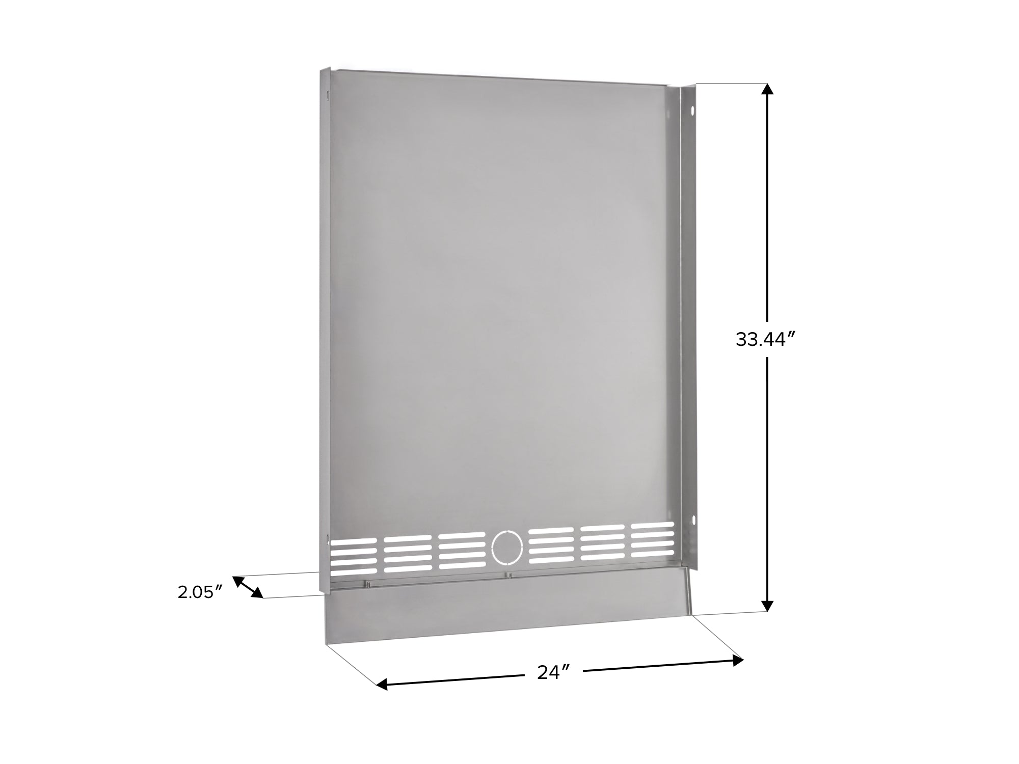 Classic Series Stainless Steel Outdoor Kitchen 24 in. Fridge Bracket Assembly