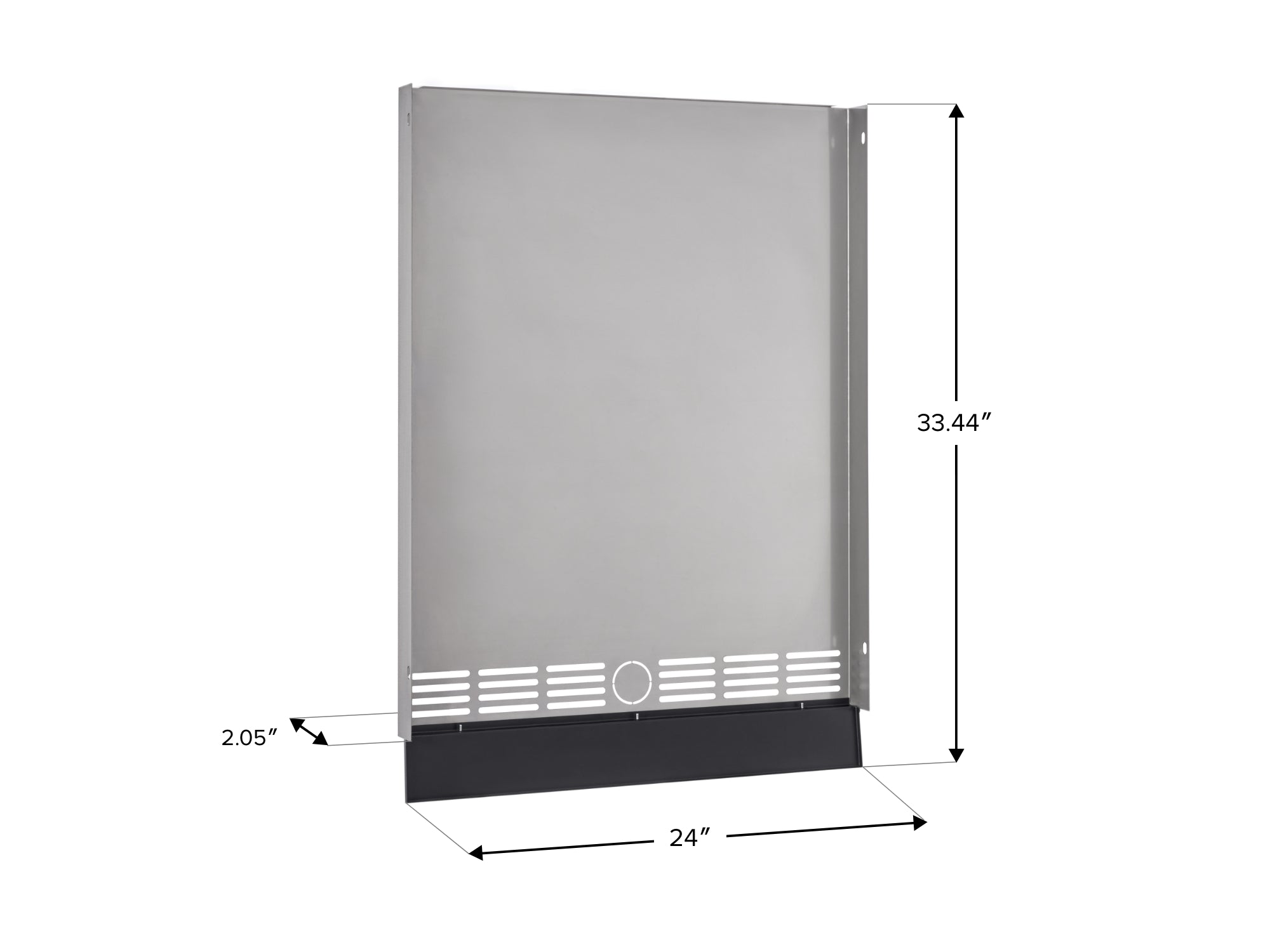 Classic Series Stainless Steel Outdoor Kitchen 24 in. Fridge Bracket Assembly