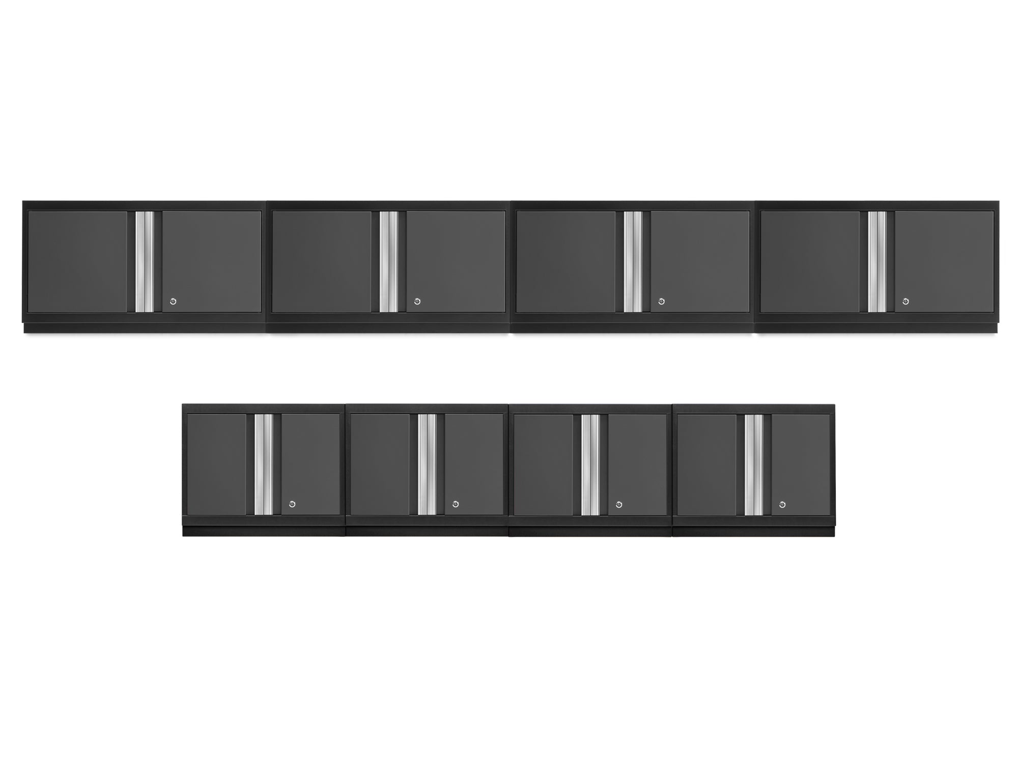 Bold Series 8 Piece Wall Cabinet Set