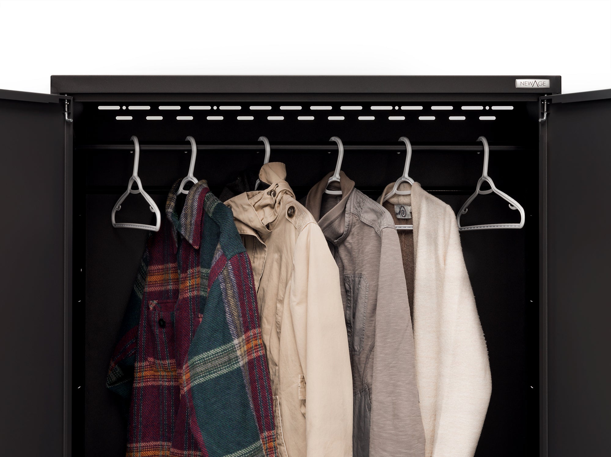Bold Series 6 Piece Cabinet Set with Multi-use Locker, Base Cabinet, Display Shelf, and Worktop