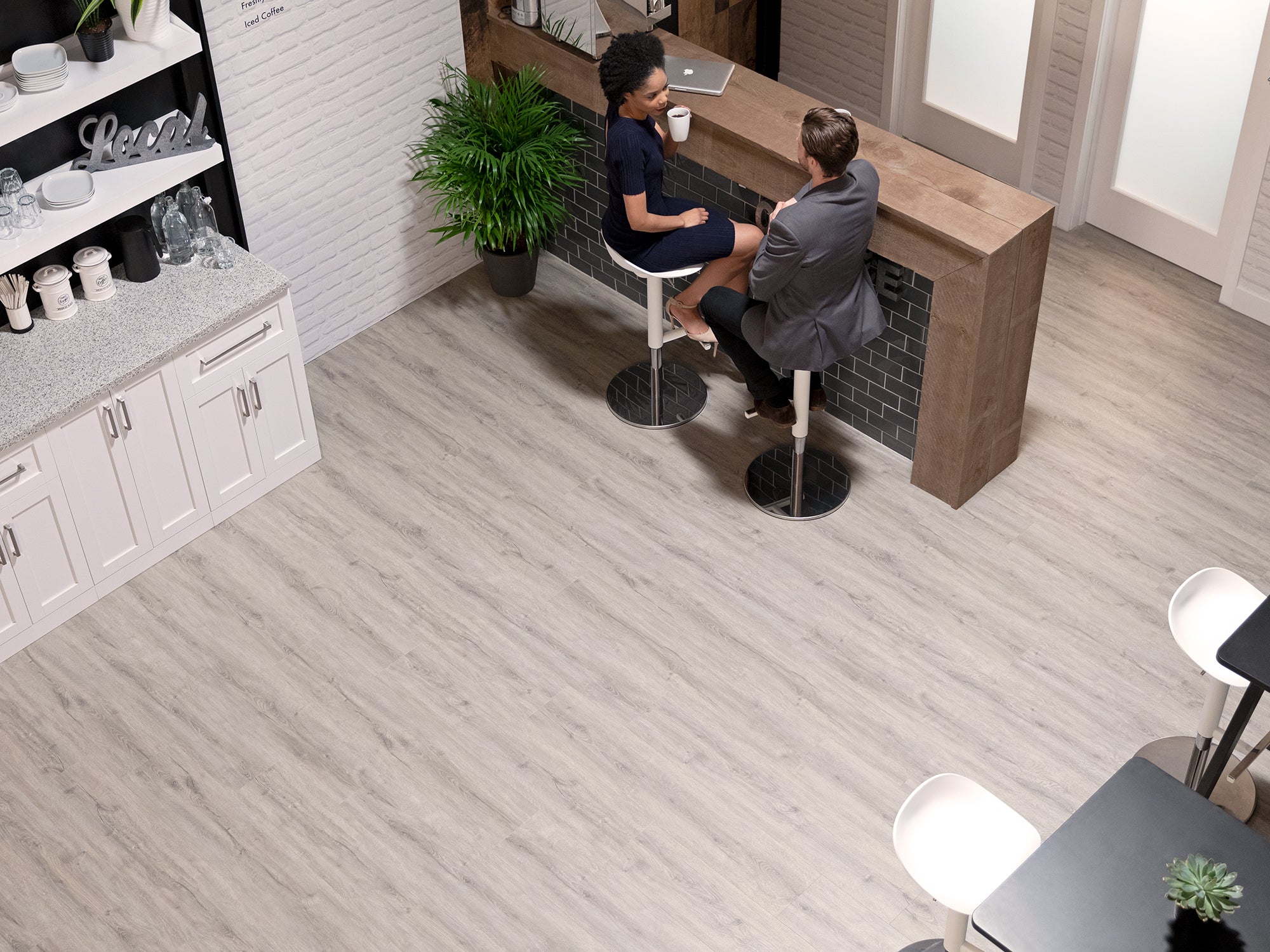 Stone Composite LVP Flooring 9.5mm 1000 sq. ft. Flooring Kit