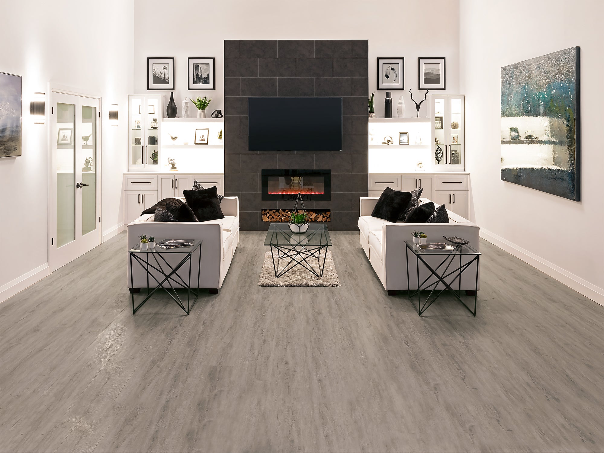 Stone Composite LVP Flooring 9.5mm 1000 sq. ft. Flooring Kit