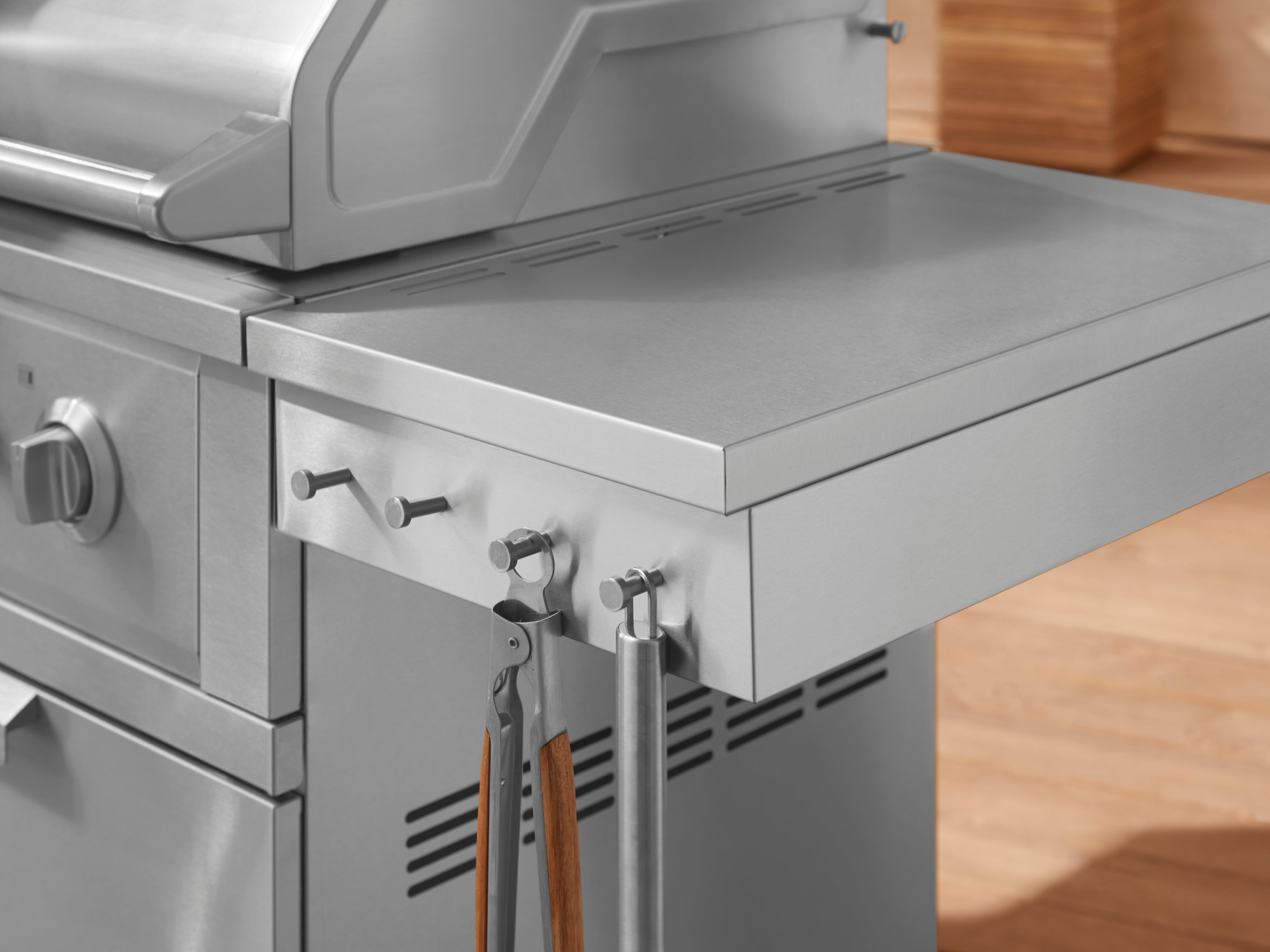 Outdoor Kitchen Classic Stainless Steel Grill Cart