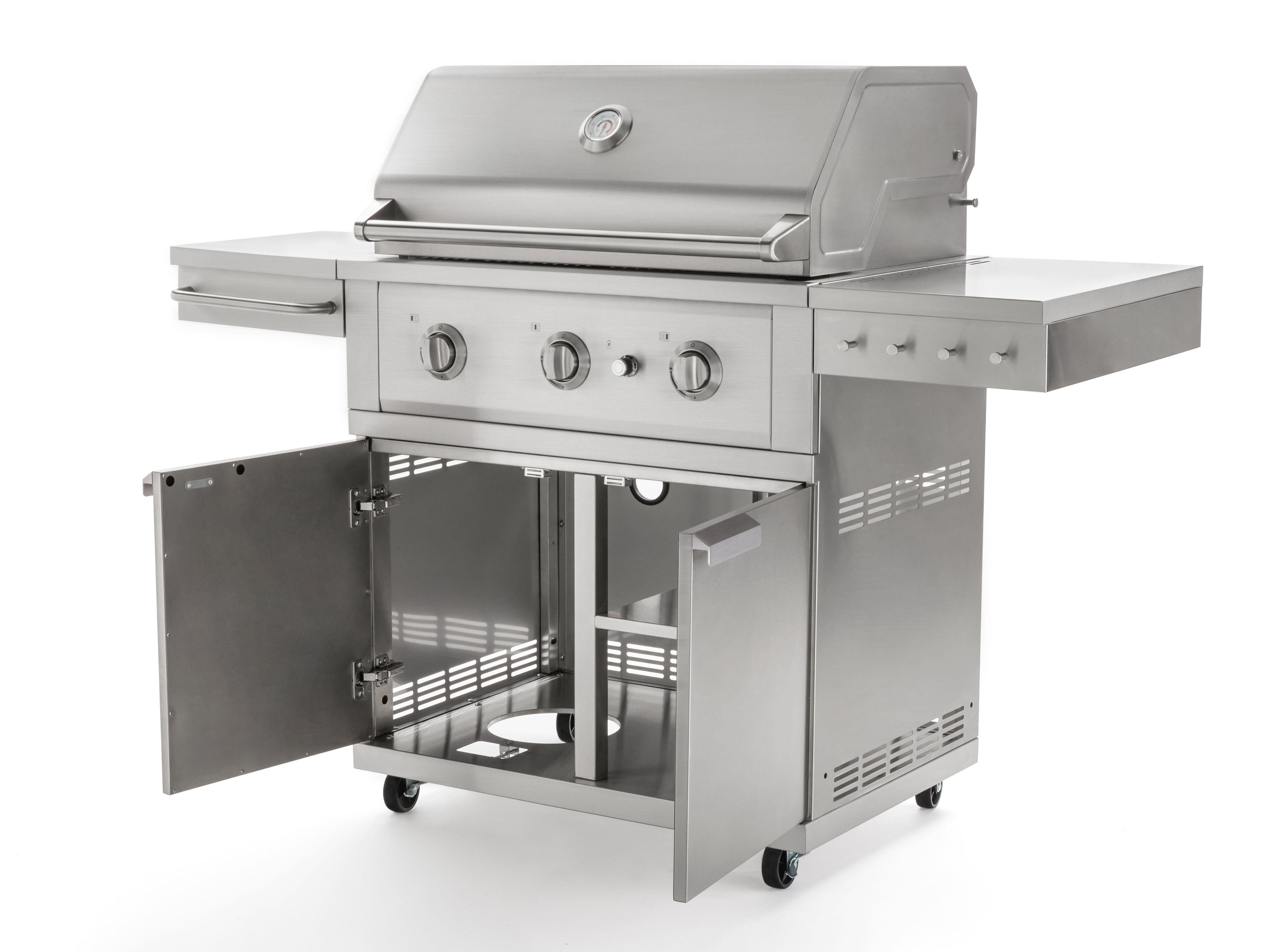 Outdoor Kitchen Classic Stainless Steel Grill Cart