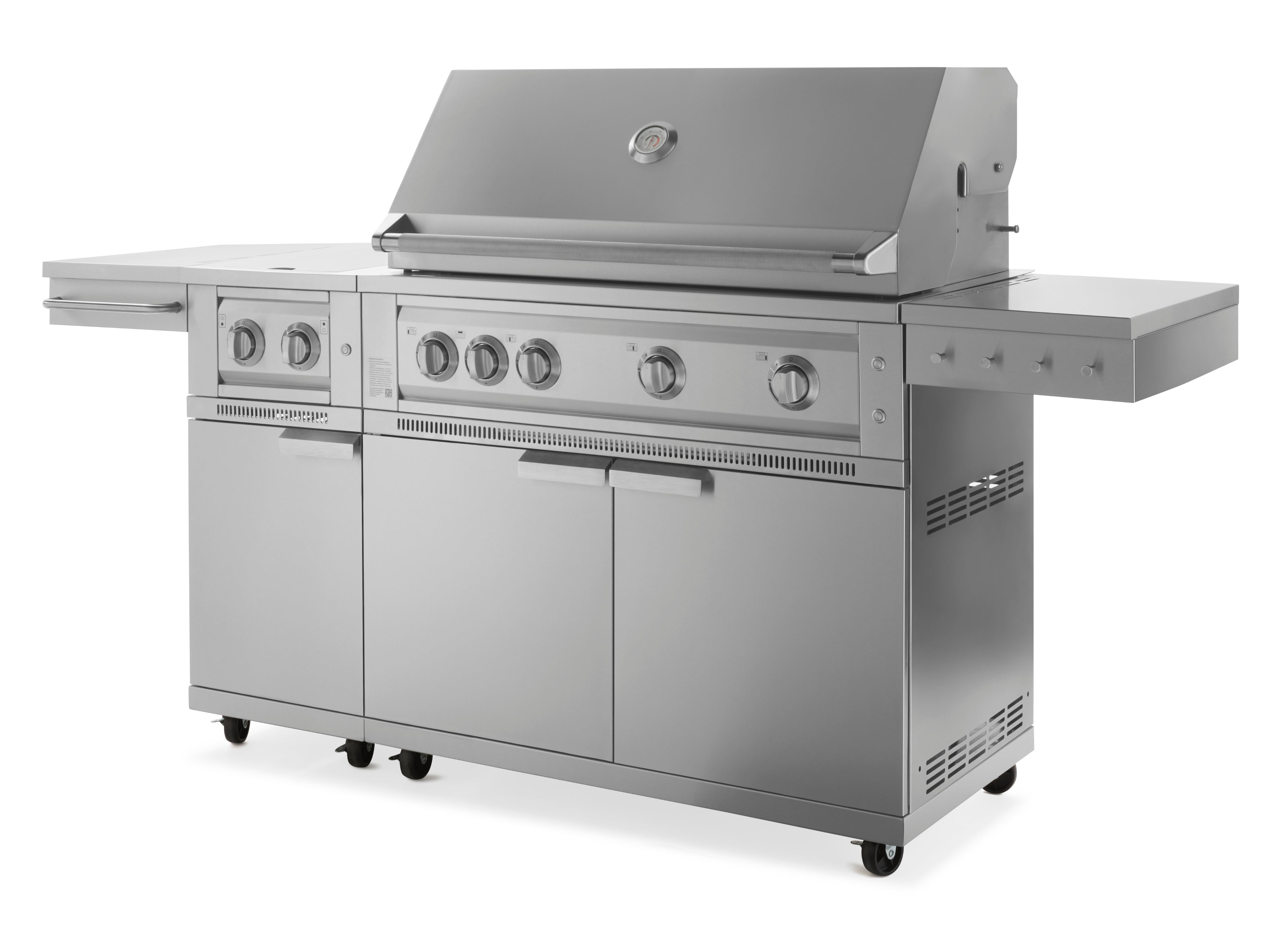 Outdoor Kitchen Classic Stainless Steel Grill Cart