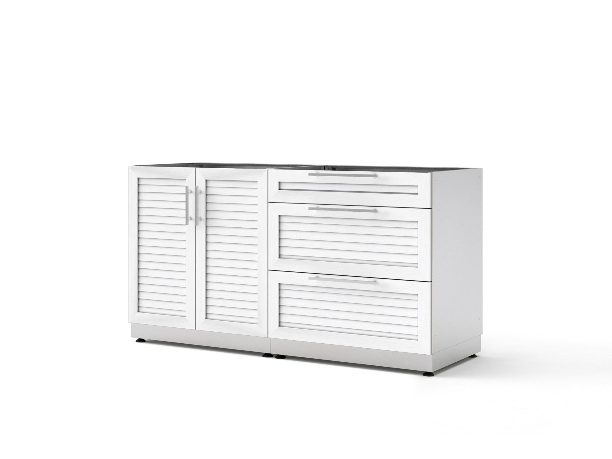 Louvered White