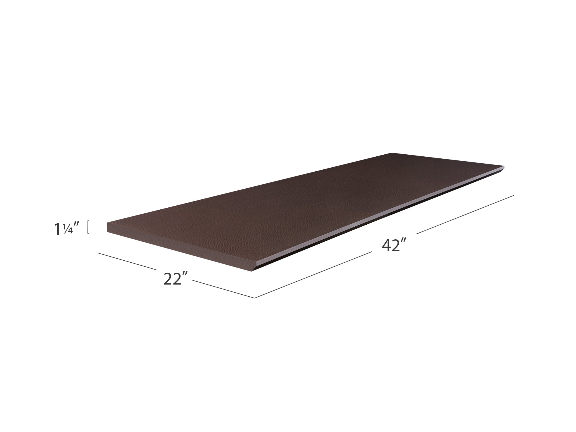 Home Bar Series 42 in. Melamine Countertop