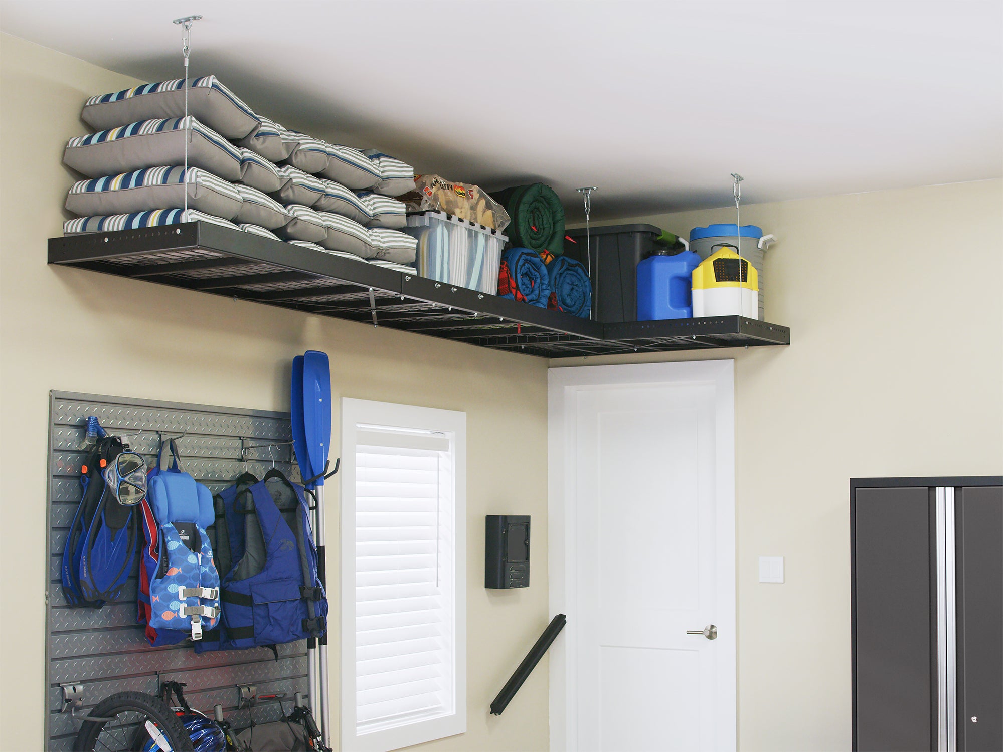 Pro Series 2 ft. x 8 ft. Wall Mounted Steel Shelf