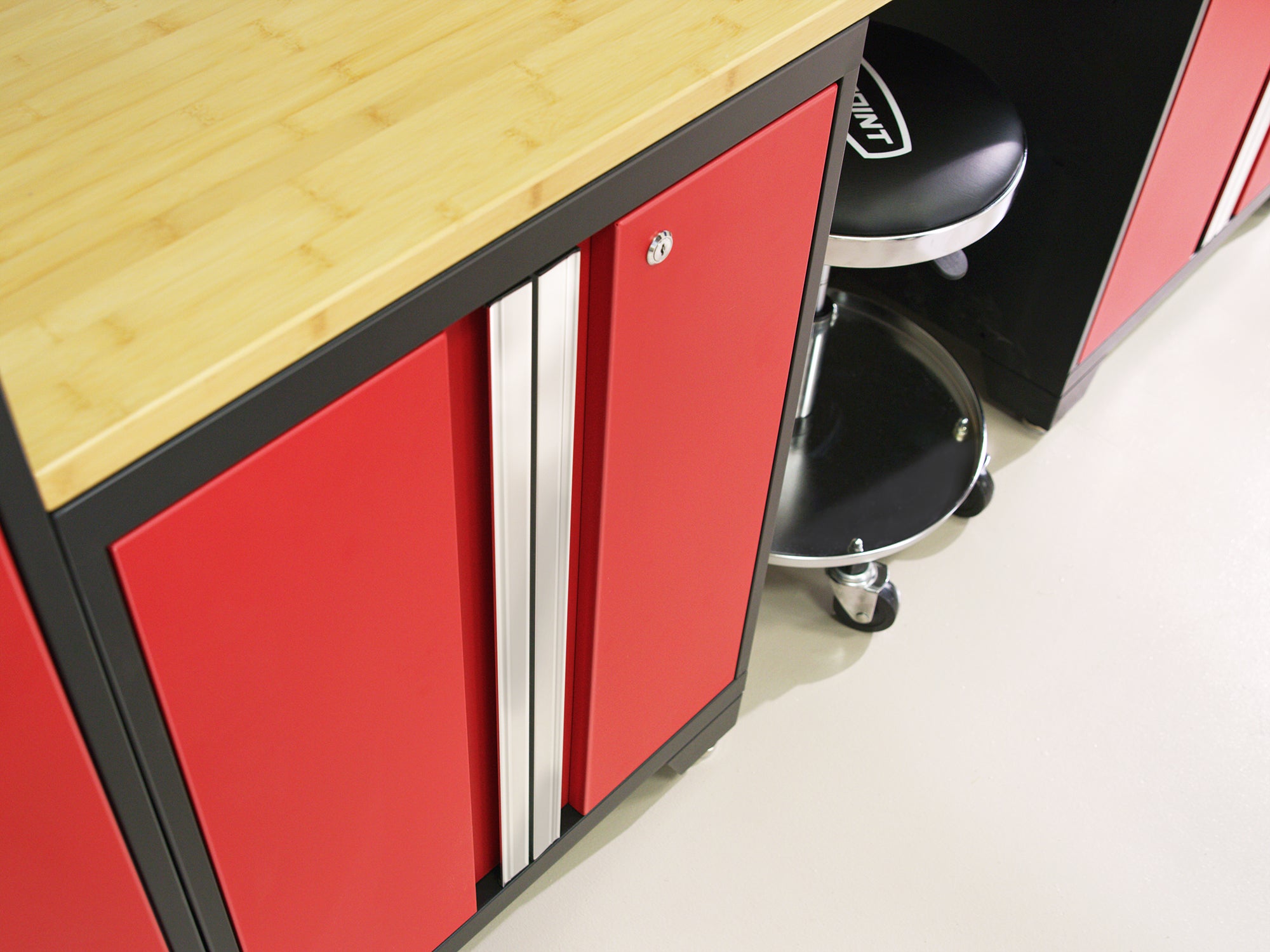 Bold Series 6 Piece Cabinet Set with Base, Wall Cabinets and 48 in. RTA Locker