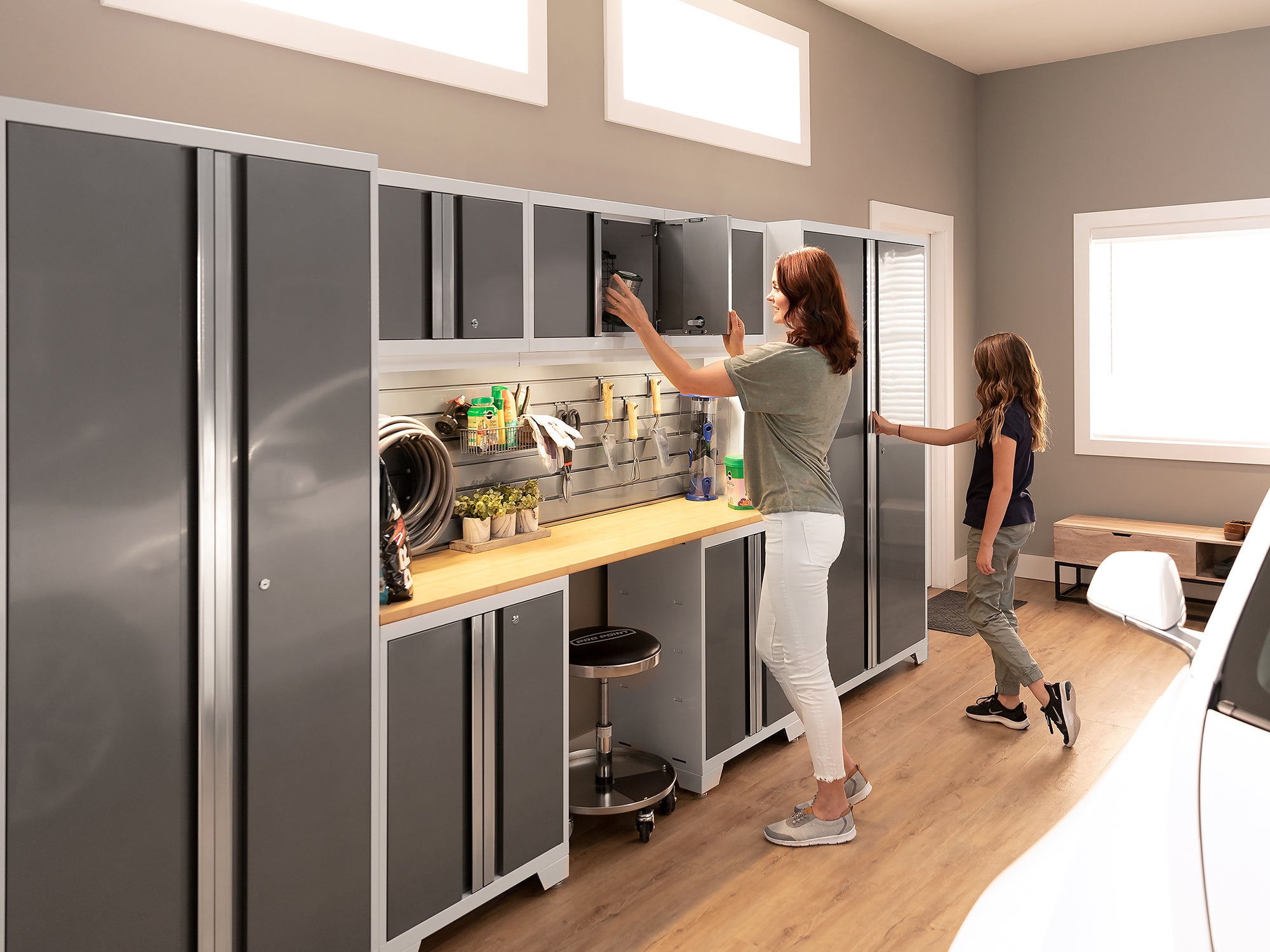 Bold Series 6 Piece Cabinet Set with Base, Wall Cabinets and 48 in. RTA Locker