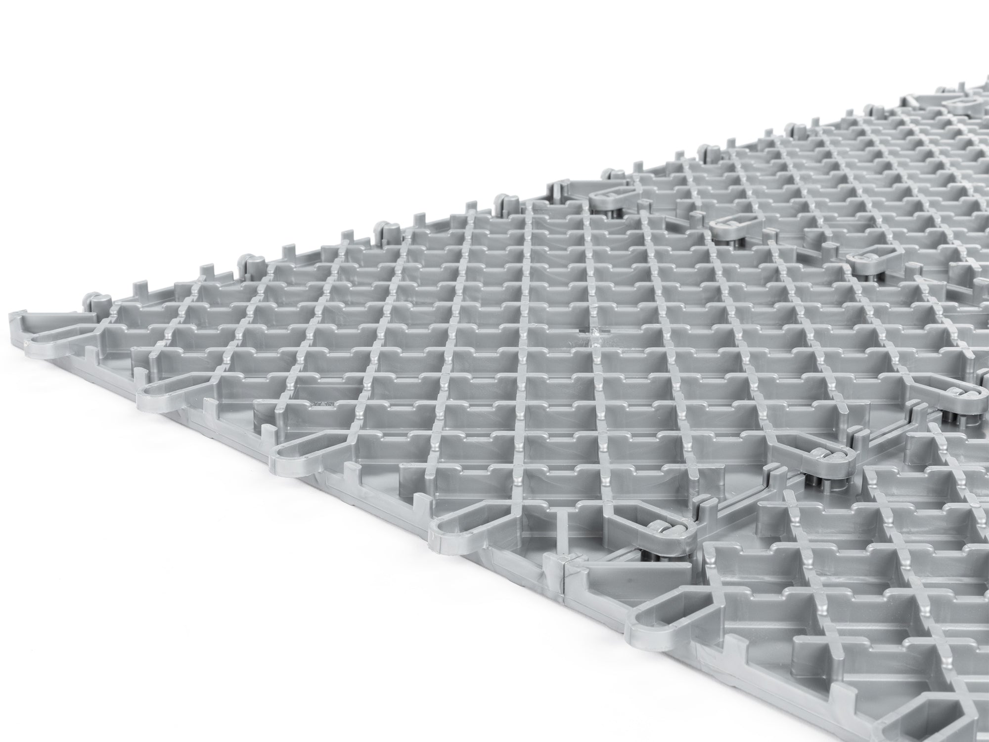 12in x 12in Diamond Plate Pattern Polypropylene Garage Flooring Tiles (48-Pack)