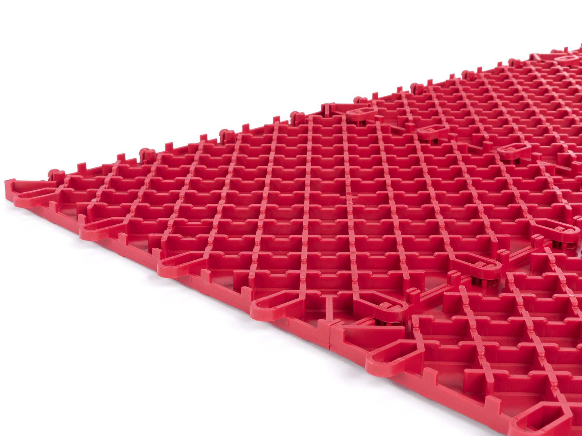 12in x 12in Diamond Plate Pattern Polypropylene Garage Flooring Tiles (48-Pack)