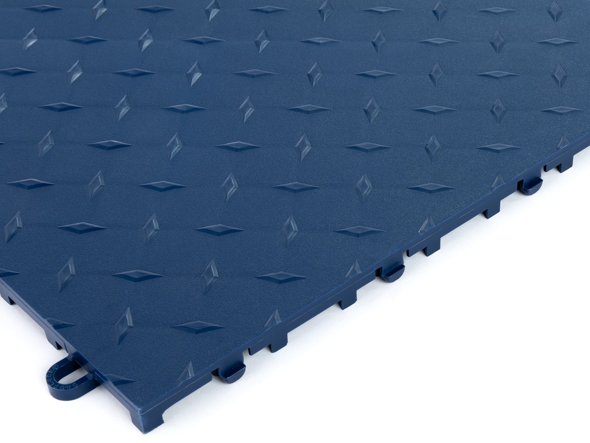 12in x 12in Diamond Plate Pattern Polypropylene Garage Flooring Tiles (48-Pack)