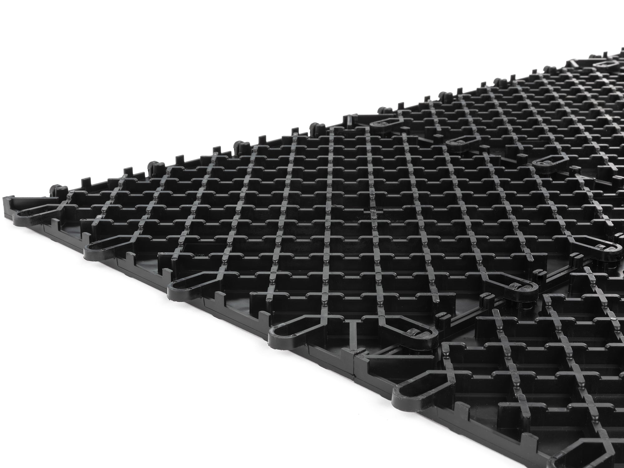 12in x 12in Diamond Plate Pattern Polypropylene Garage Flooring Tiles (48-Pack)