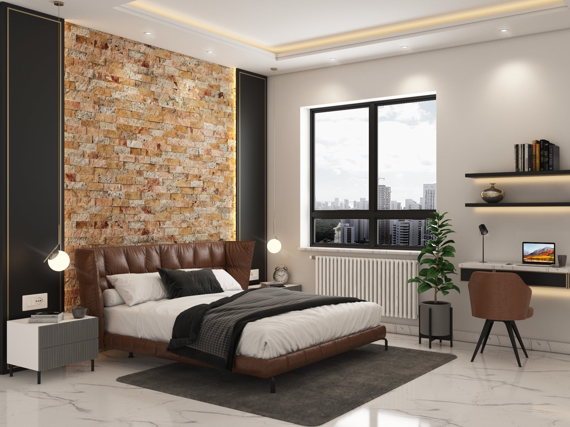 Natural Stacked Stone Panel (Pack of 6)