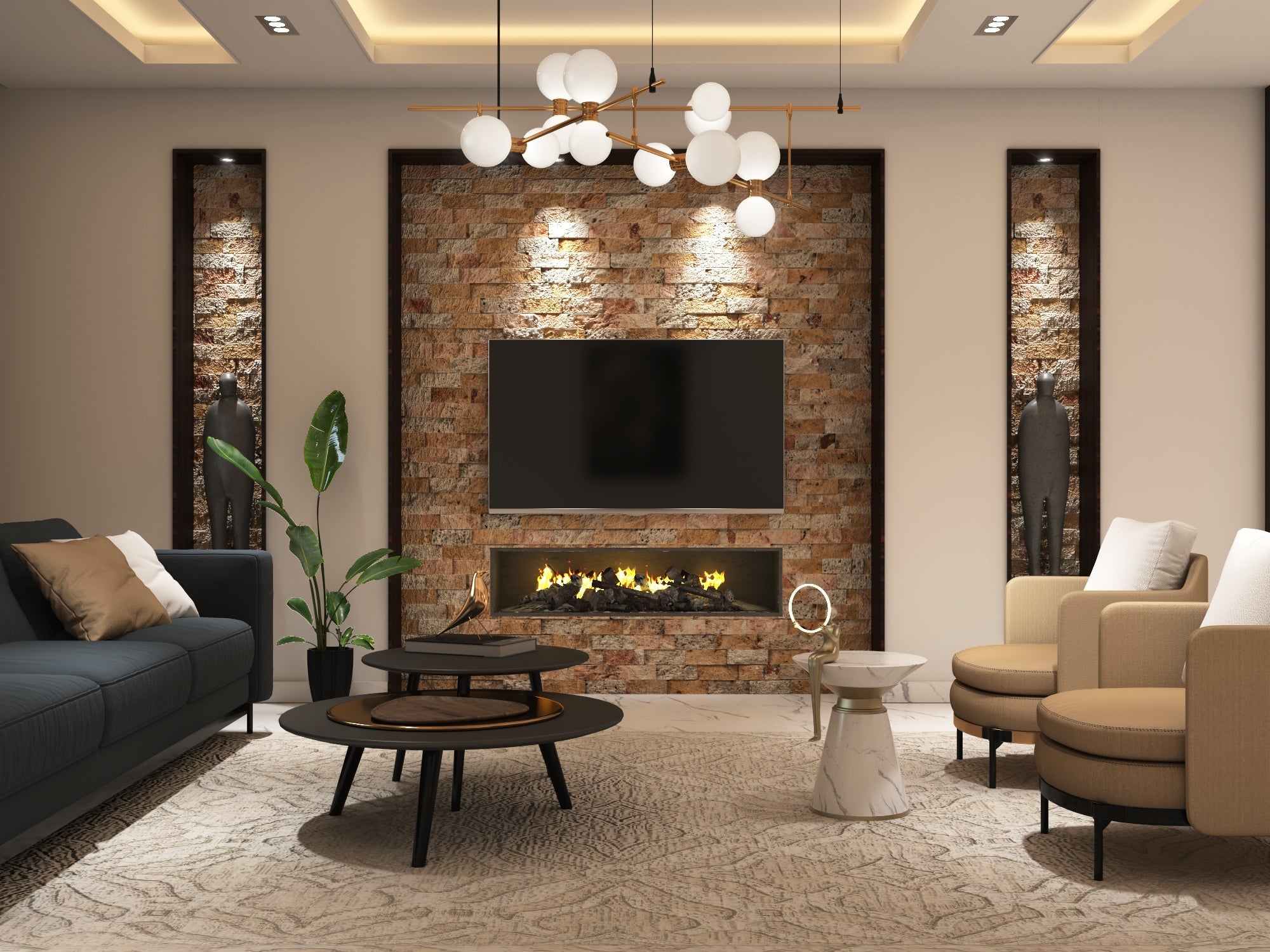 Natural Stacked Stone Panel (Pack of 6)