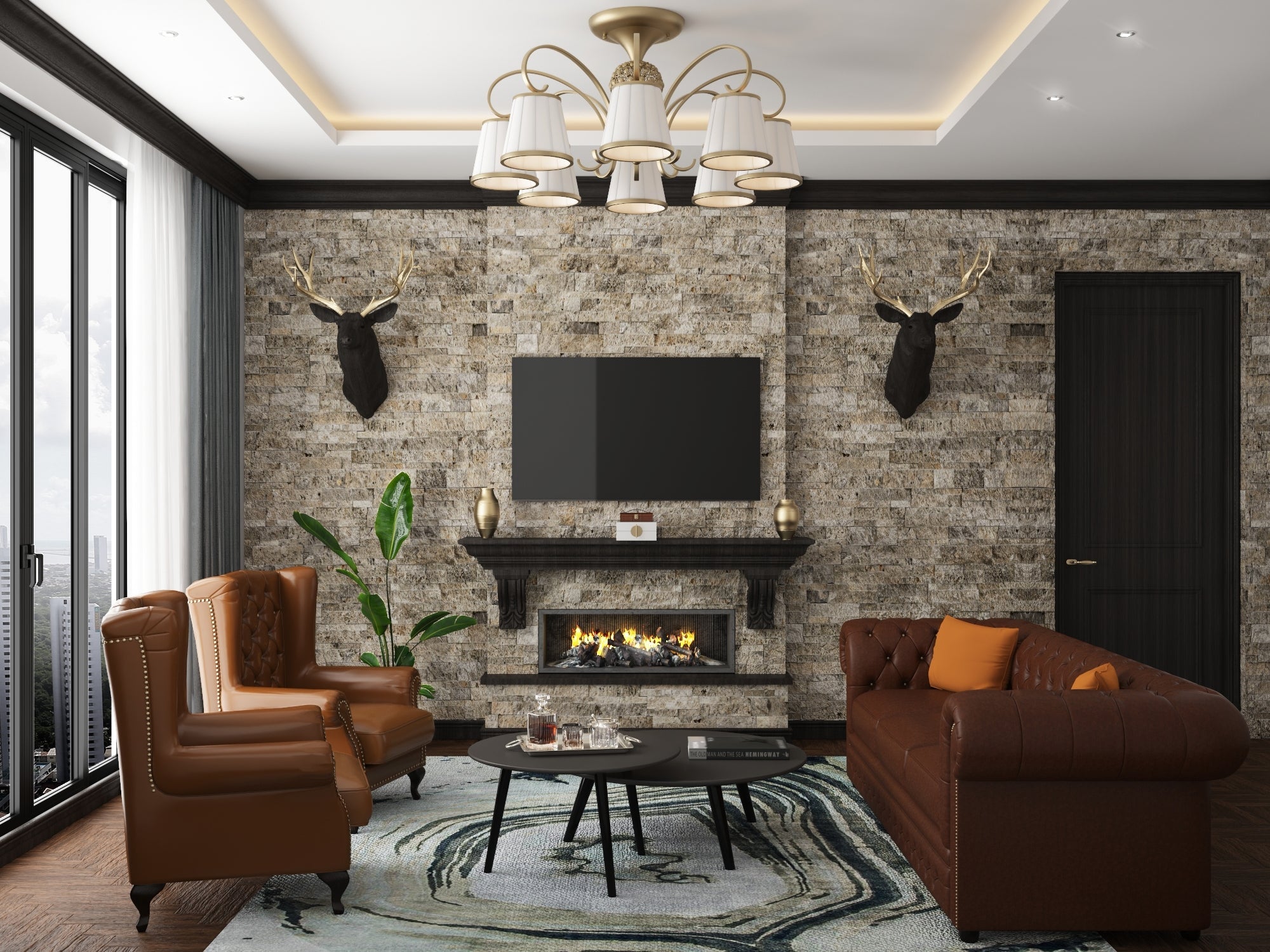 Natural Stacked Stone Panel (Pack of 6)