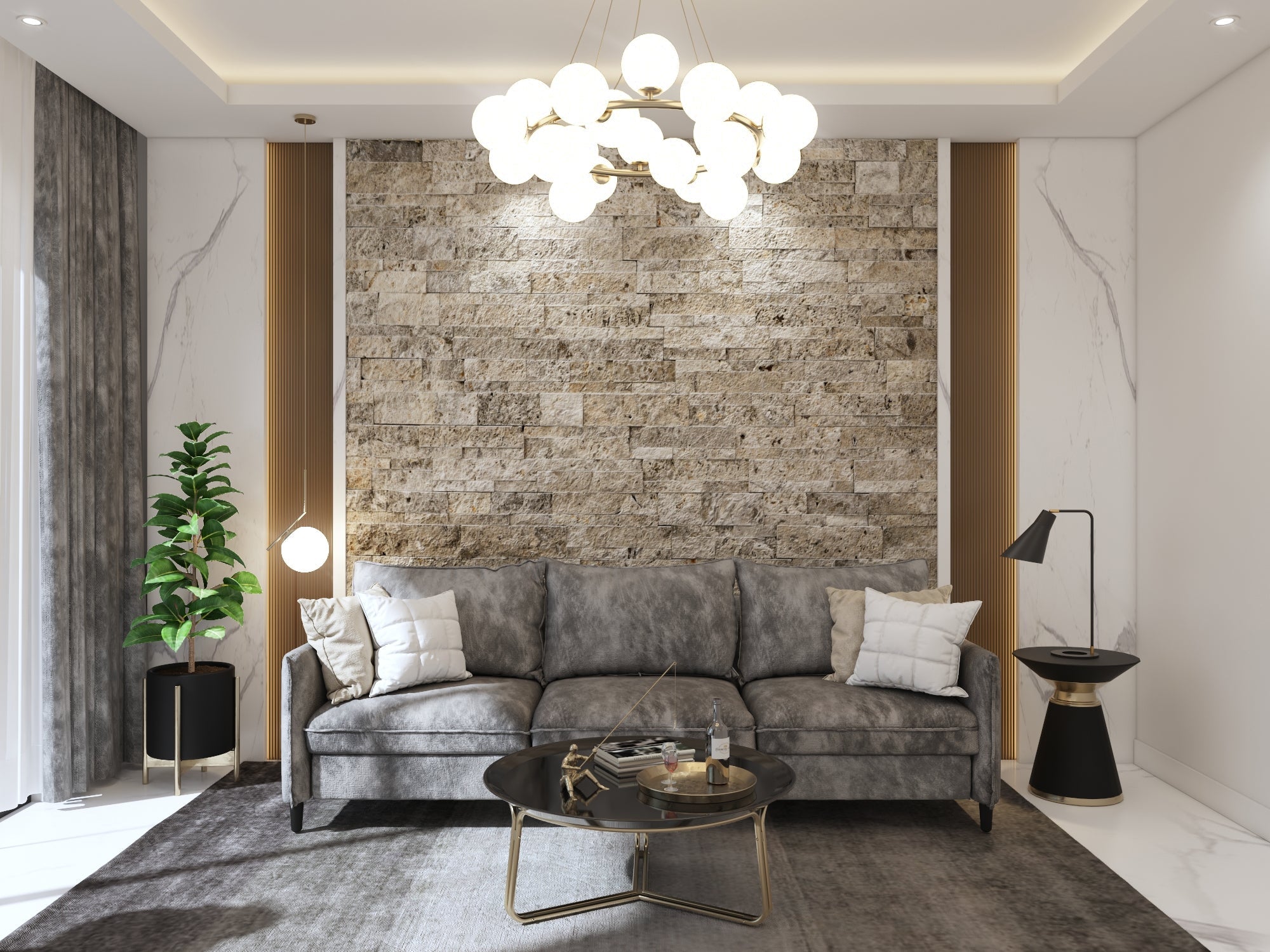 Natural Stacked Stone Panel (Pack of 6)