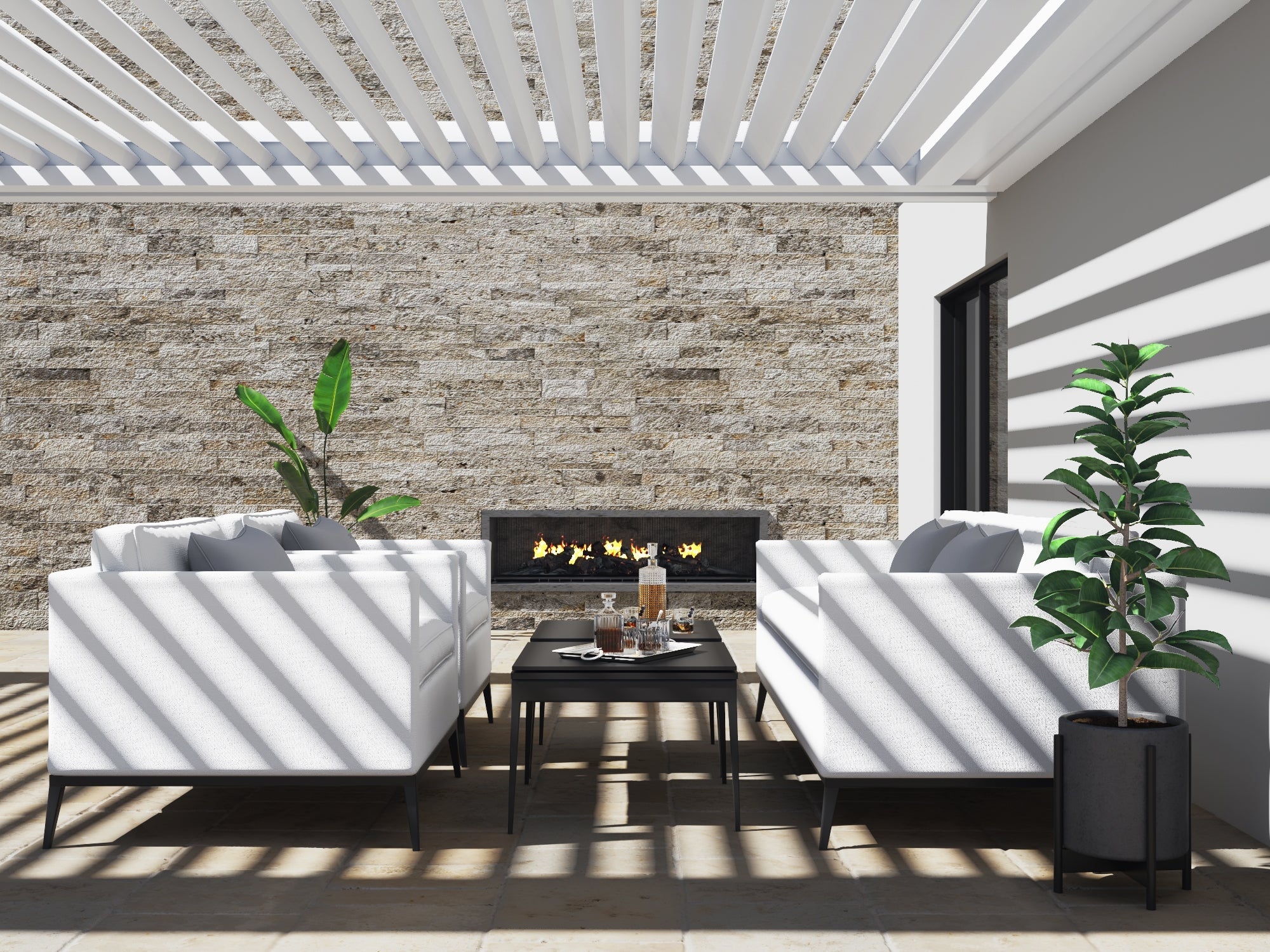 Natural Stacked Stone Panel (Pack of 6)