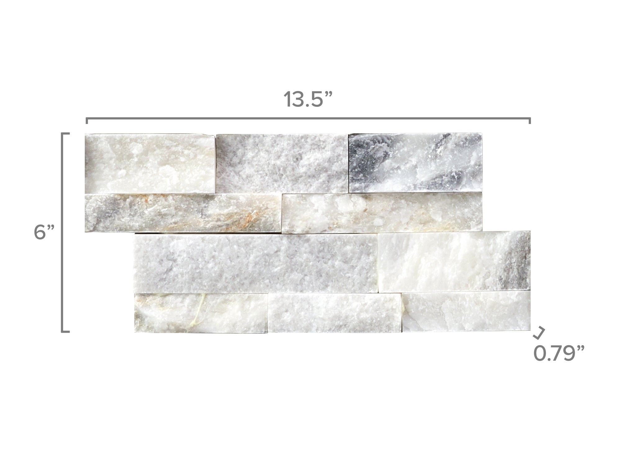 Natural Stacked Stone Panel (Pack of 6)