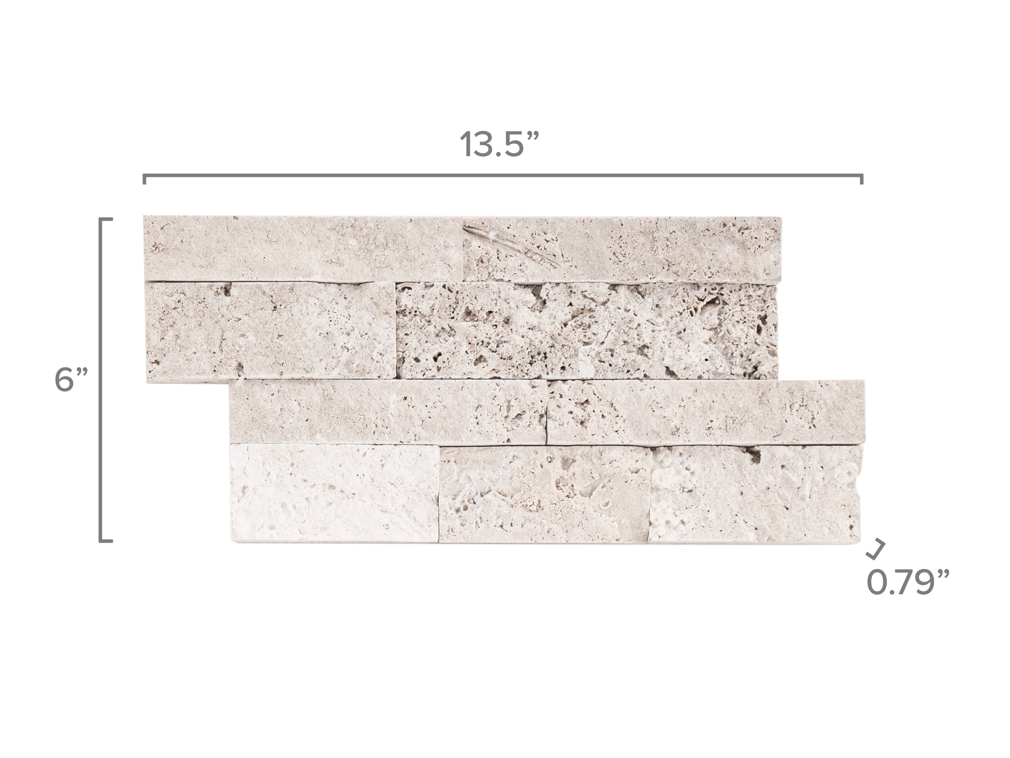 Natural Stacked Stone Panel (Pack of 6)