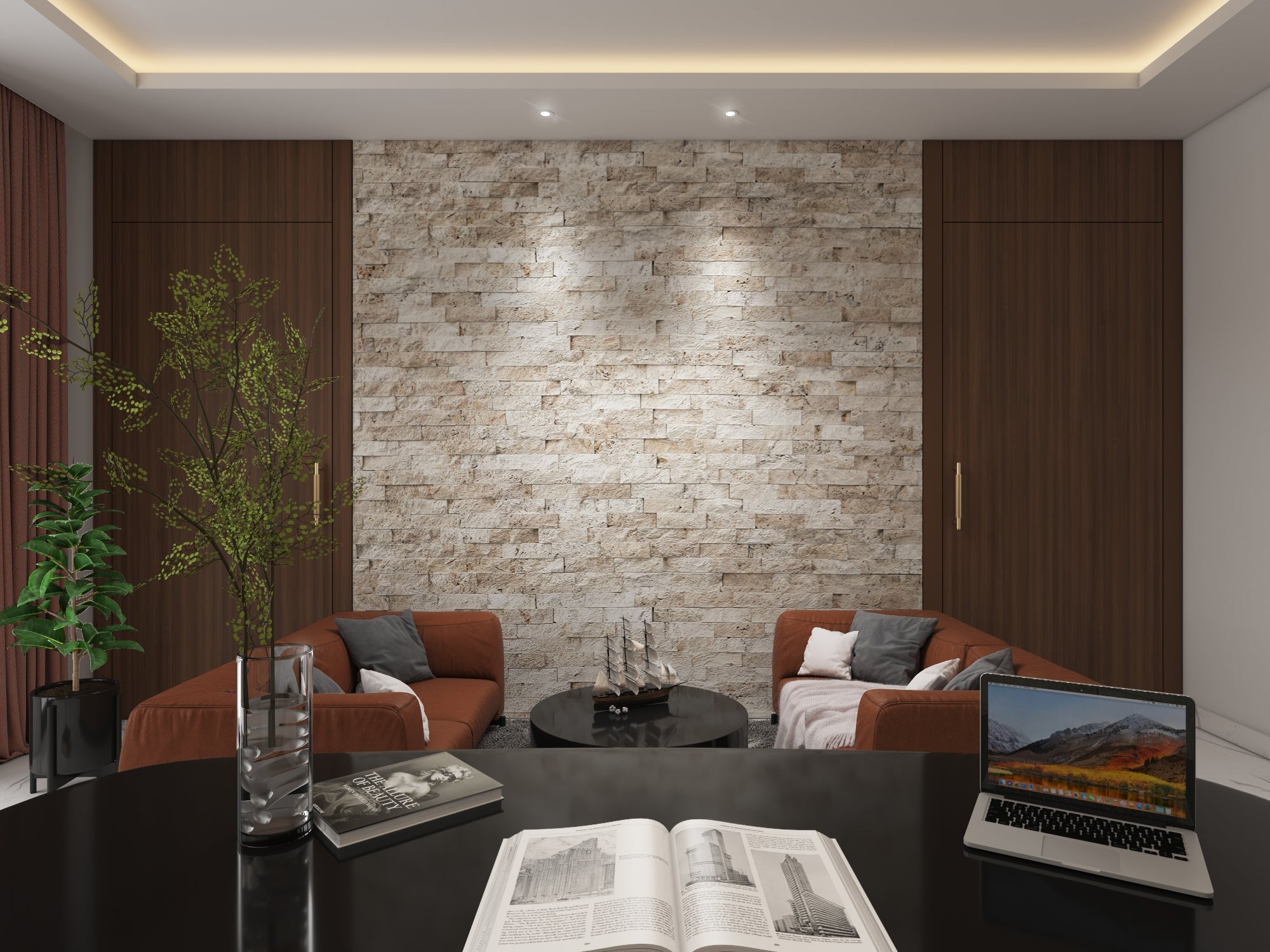 Natural Stacked Stone Panel (Pack of 6)