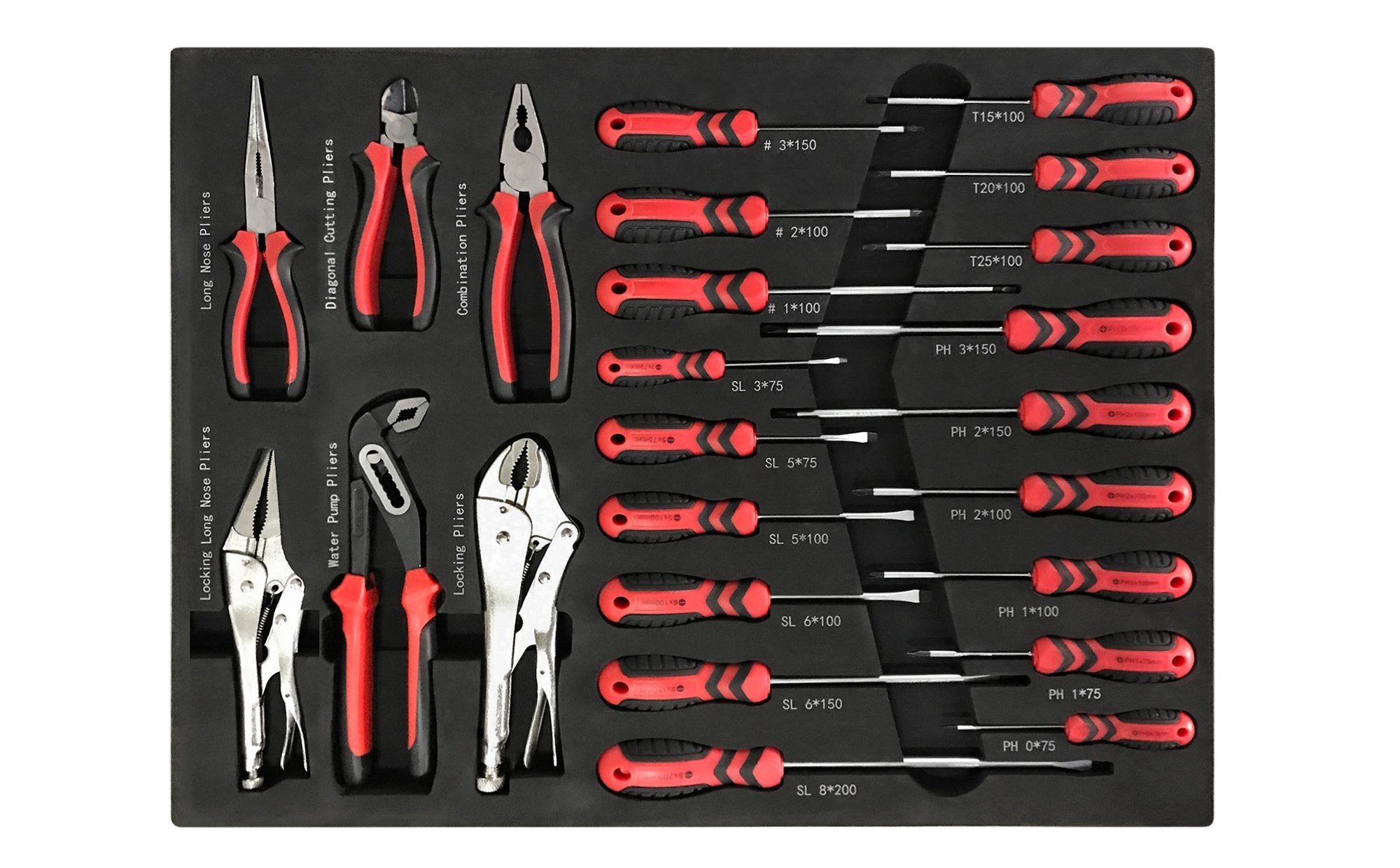 Pro Series Screwdriver and Plier Tray