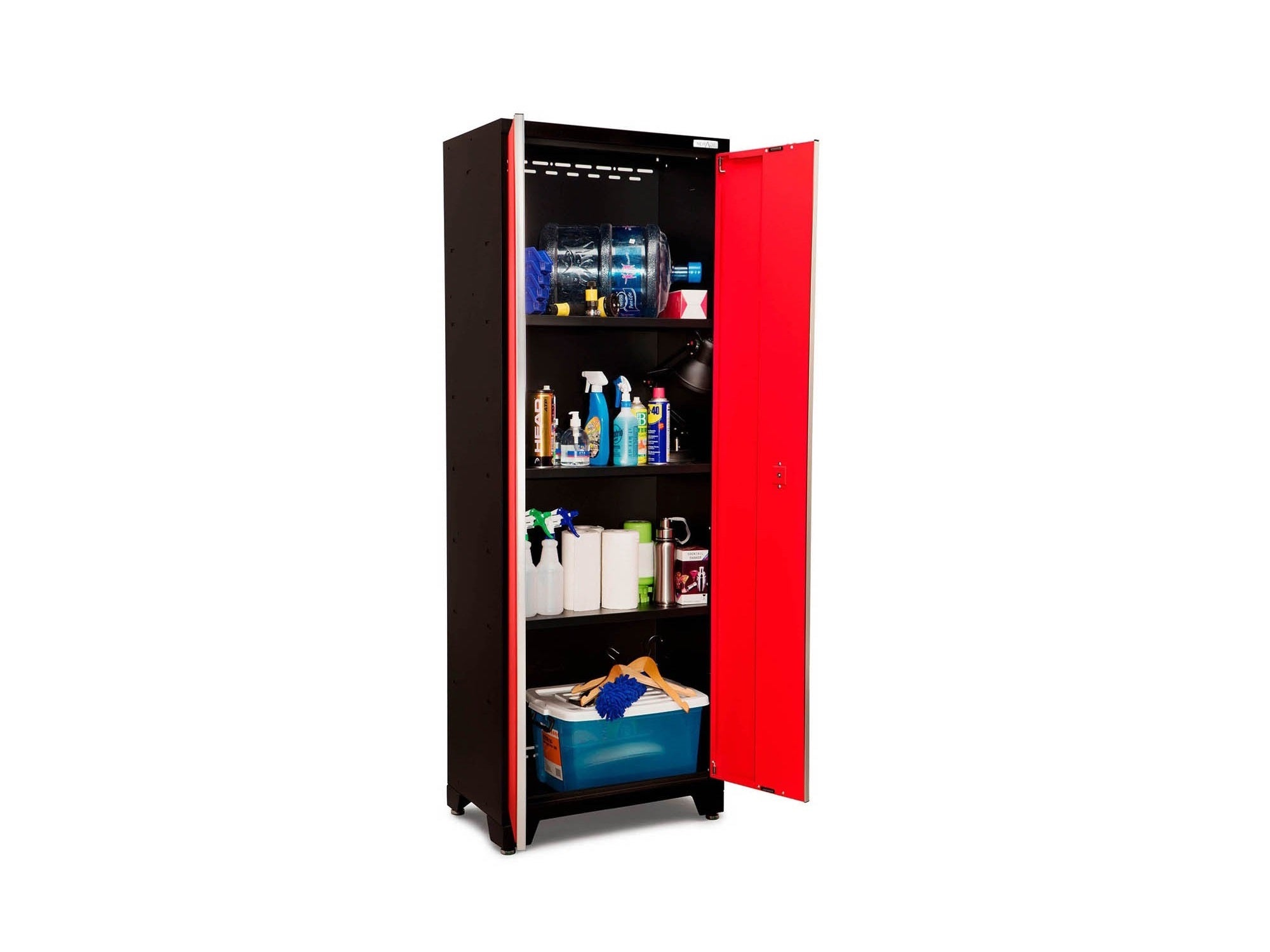 Bold Series 7 Piece Cabinet Set with Tool, Base, Wall Cabinets and 30 in. Lockers