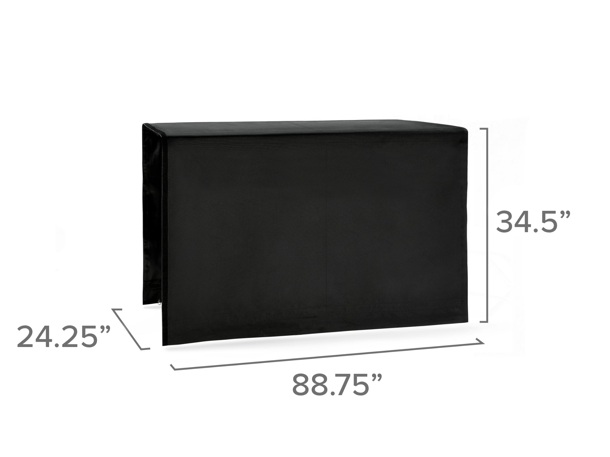 Outdoor Kitchen Classic Cover Bundle: 88 in. Cabinet Set, Right/Left End Cover Panel