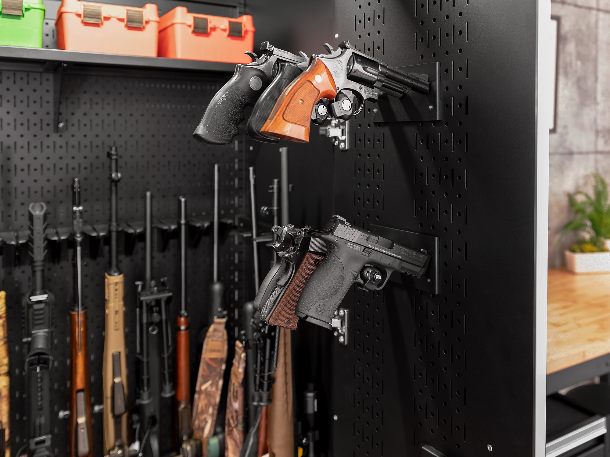 Secure Gun Cabinet Accessory - Pistol Holder (Pack of 2)