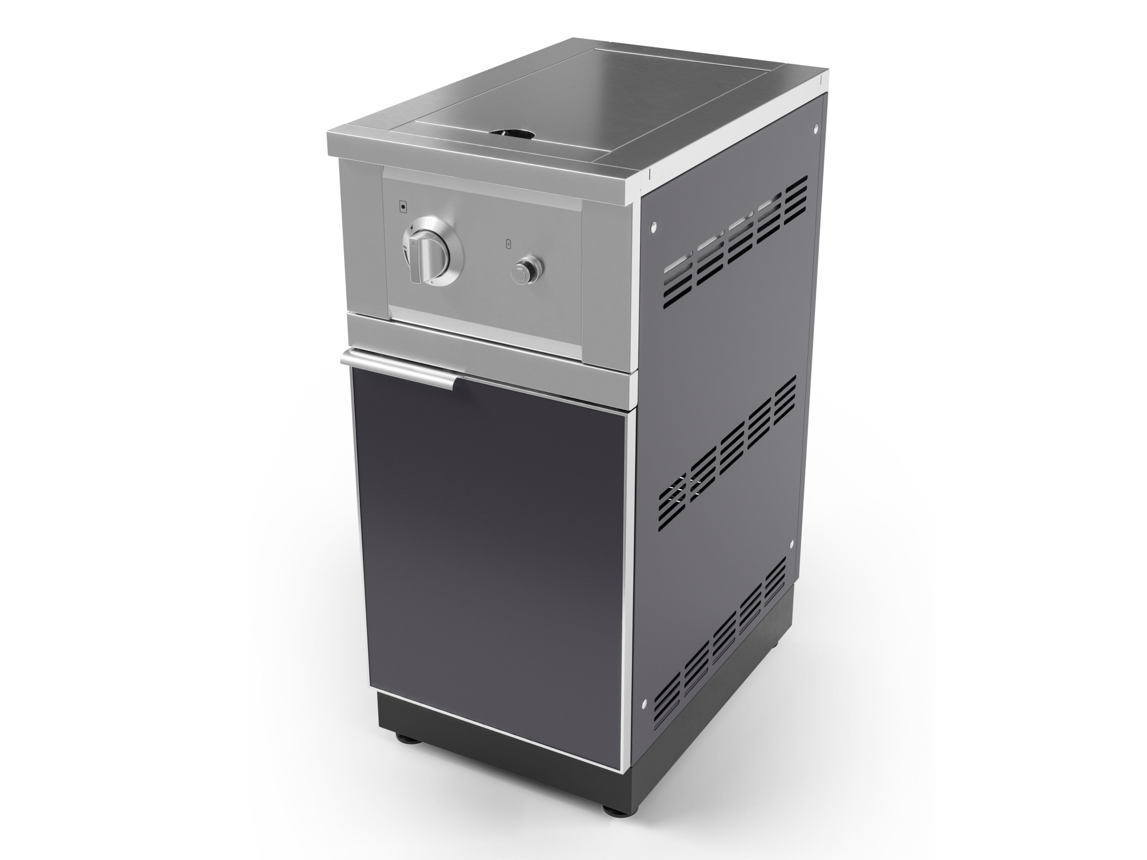 Outdoor Kitchen Aluminum Performance Side Burner with Cabinet