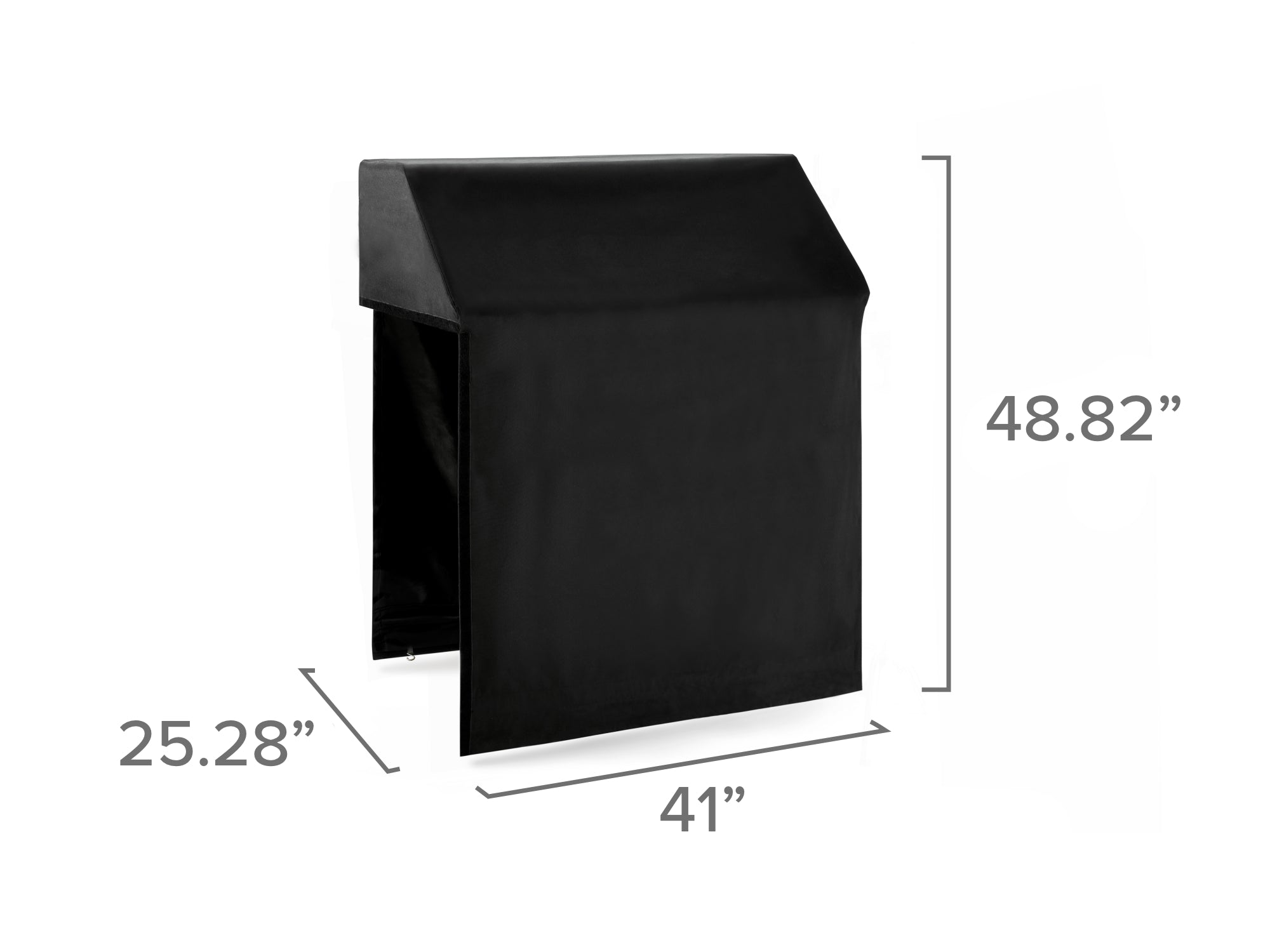 Classic Outdoor Kitchen Cabinets Cover: Platinum Grill Cabinet Black Cover