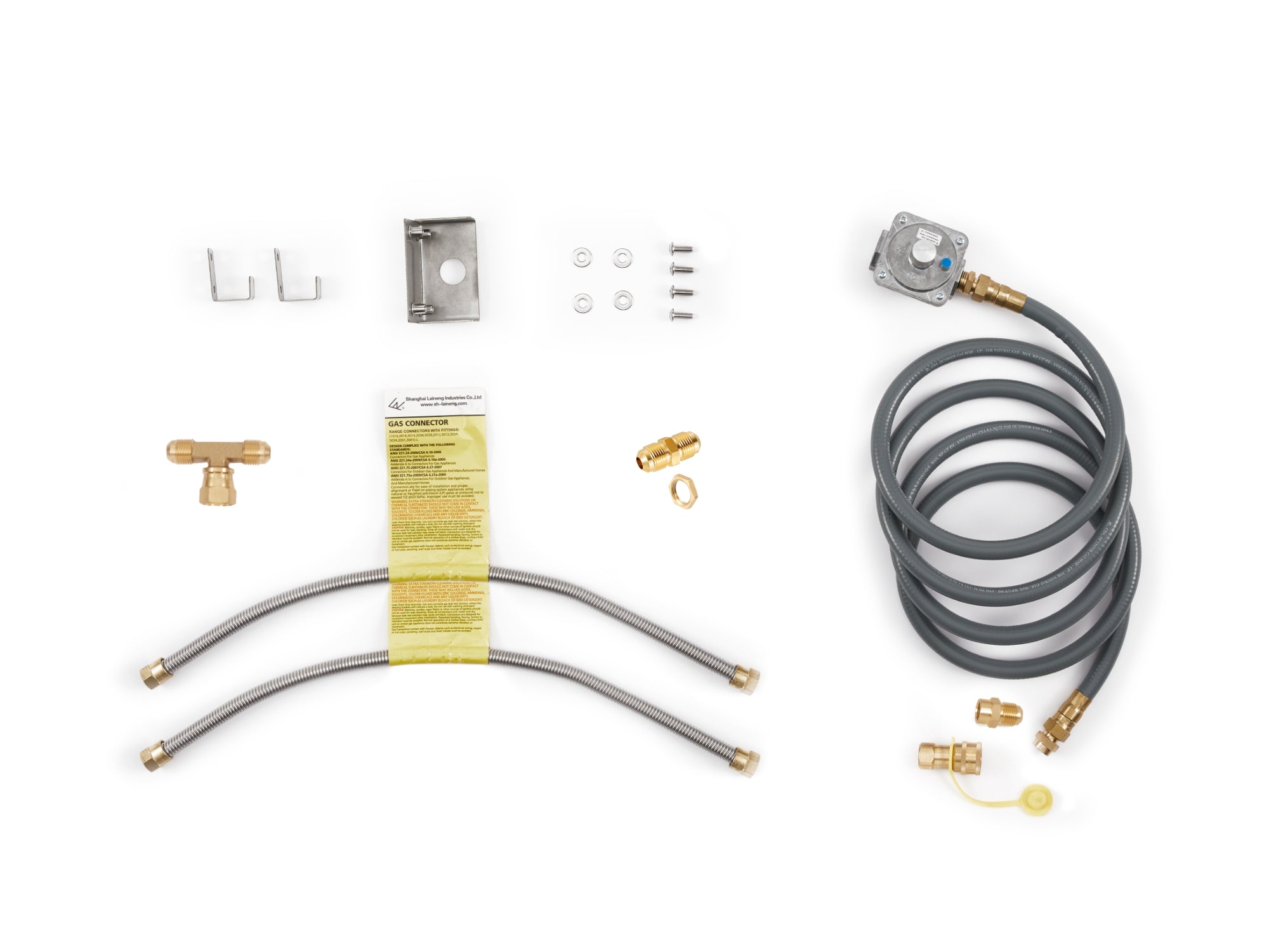 Bulk Propane Gas Grill and Side Burner Conversion Kit